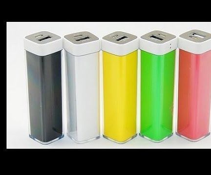 How to Make a Mini 2 in 1 Portable External Power Bank Charger