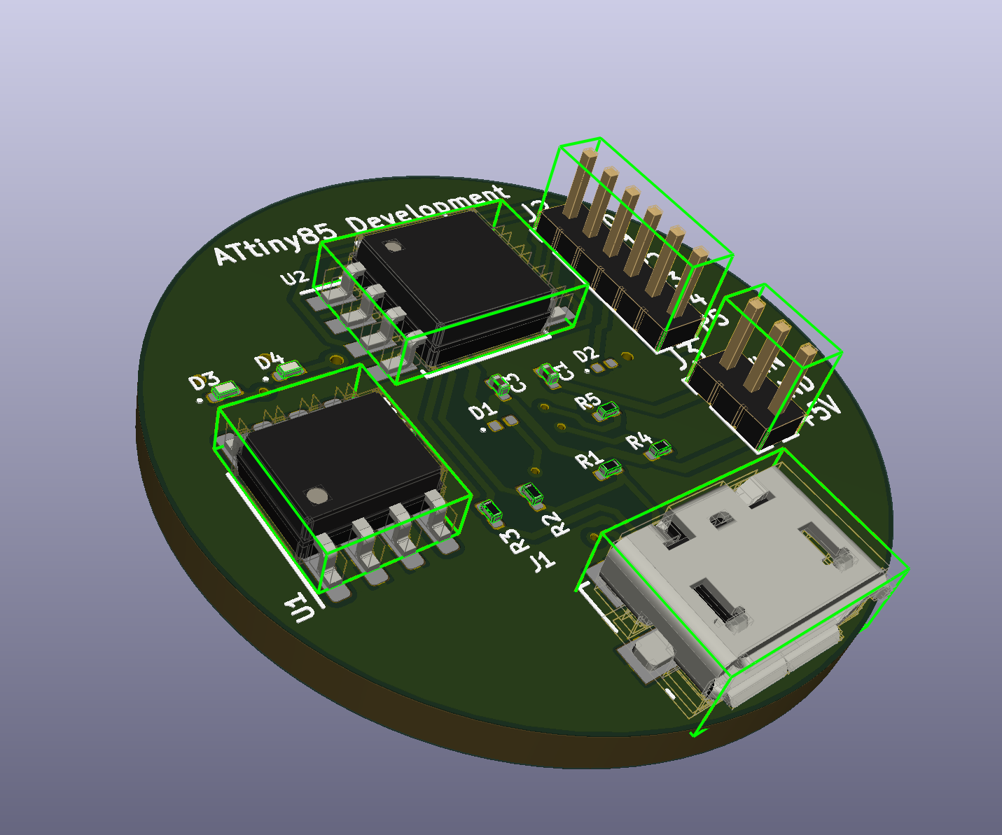 Attiny85 Development Board