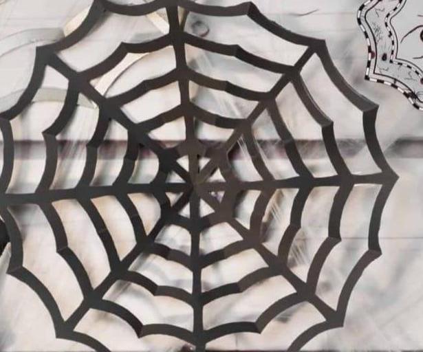 SPOOKY SPIDER WEB for HALLOWEEN !!!!!!!!!!