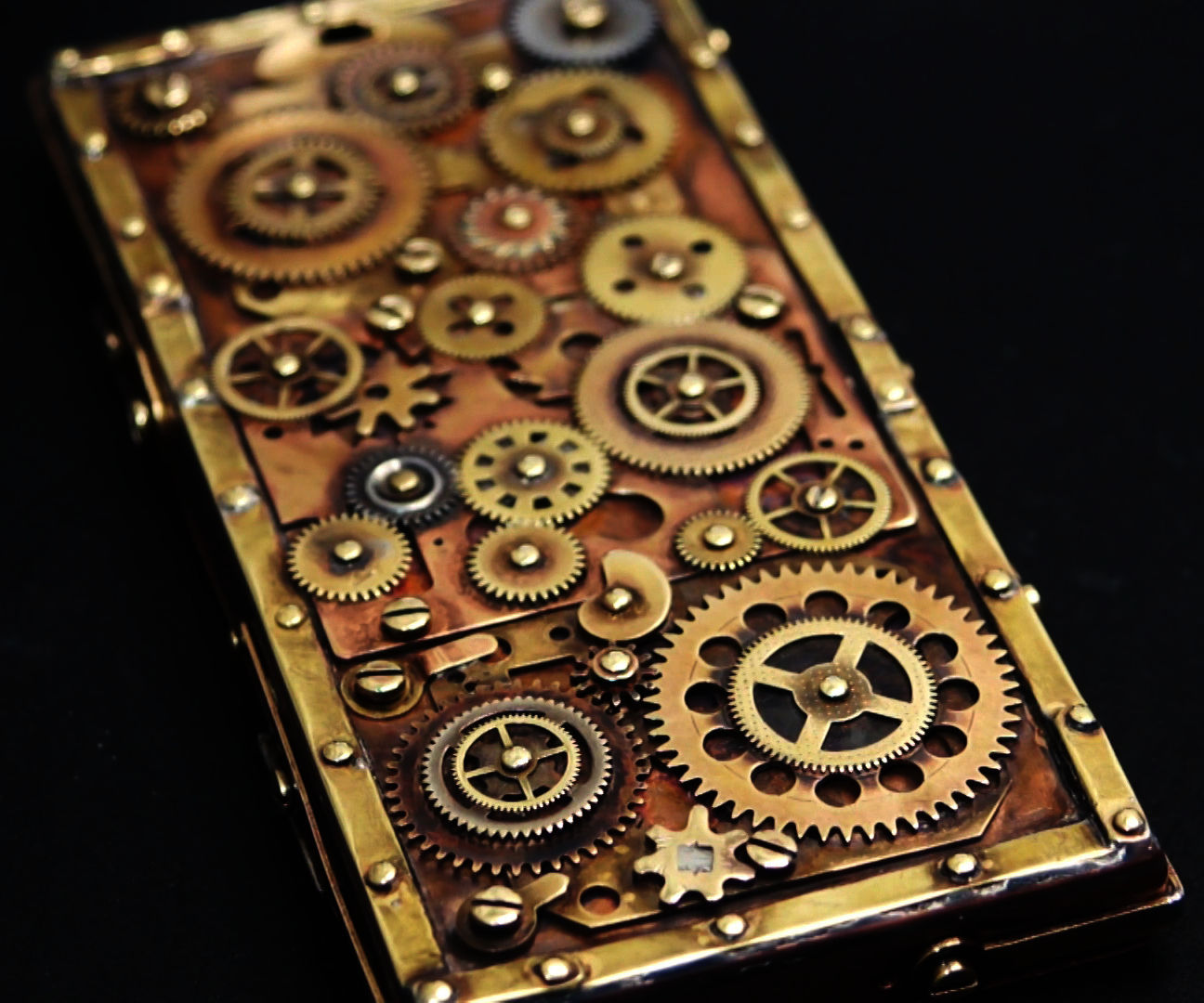 Steampunk DIY Phone Case - Copper and Brass