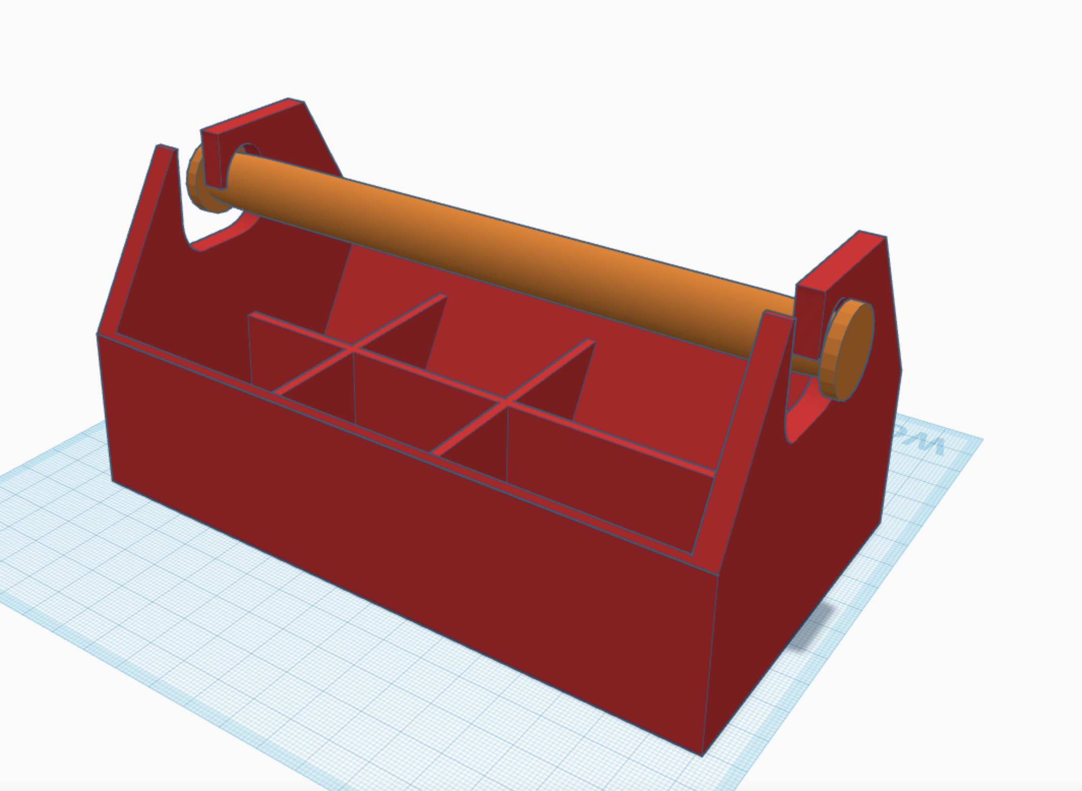 How to Make a Easy 3d Printable Tackle Box With Removable Handle to Spool Line