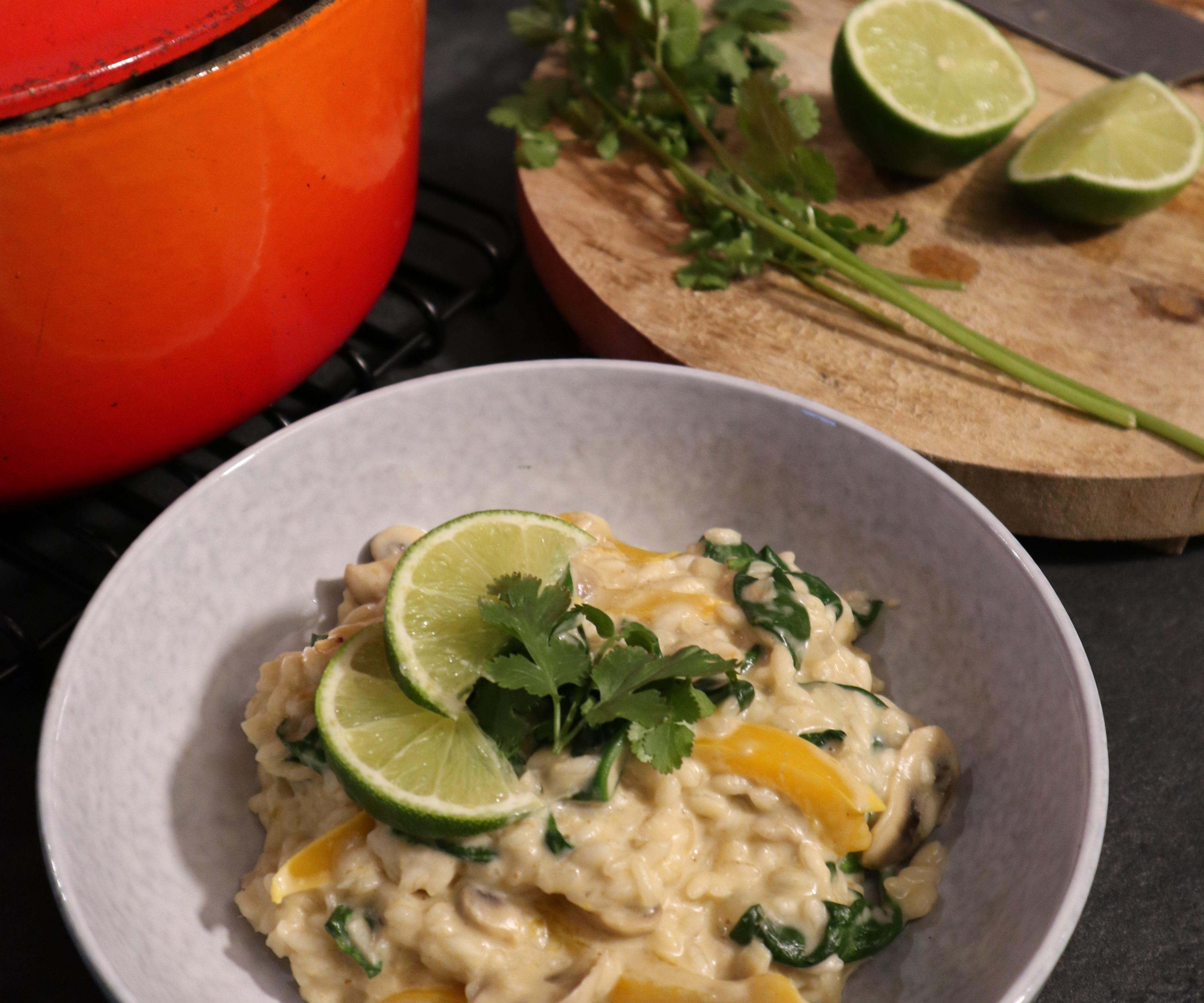 One Pot Curry Risotto