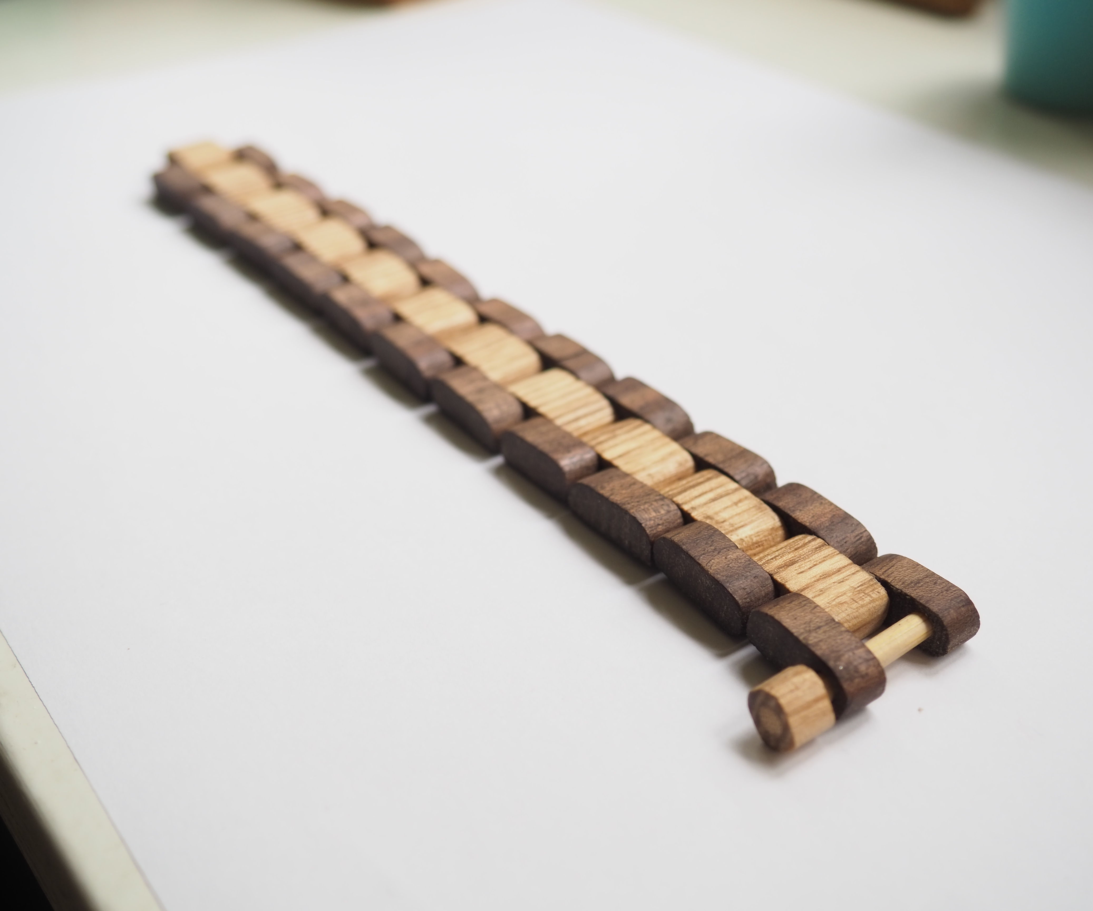 Walnut and Oak Bracelet