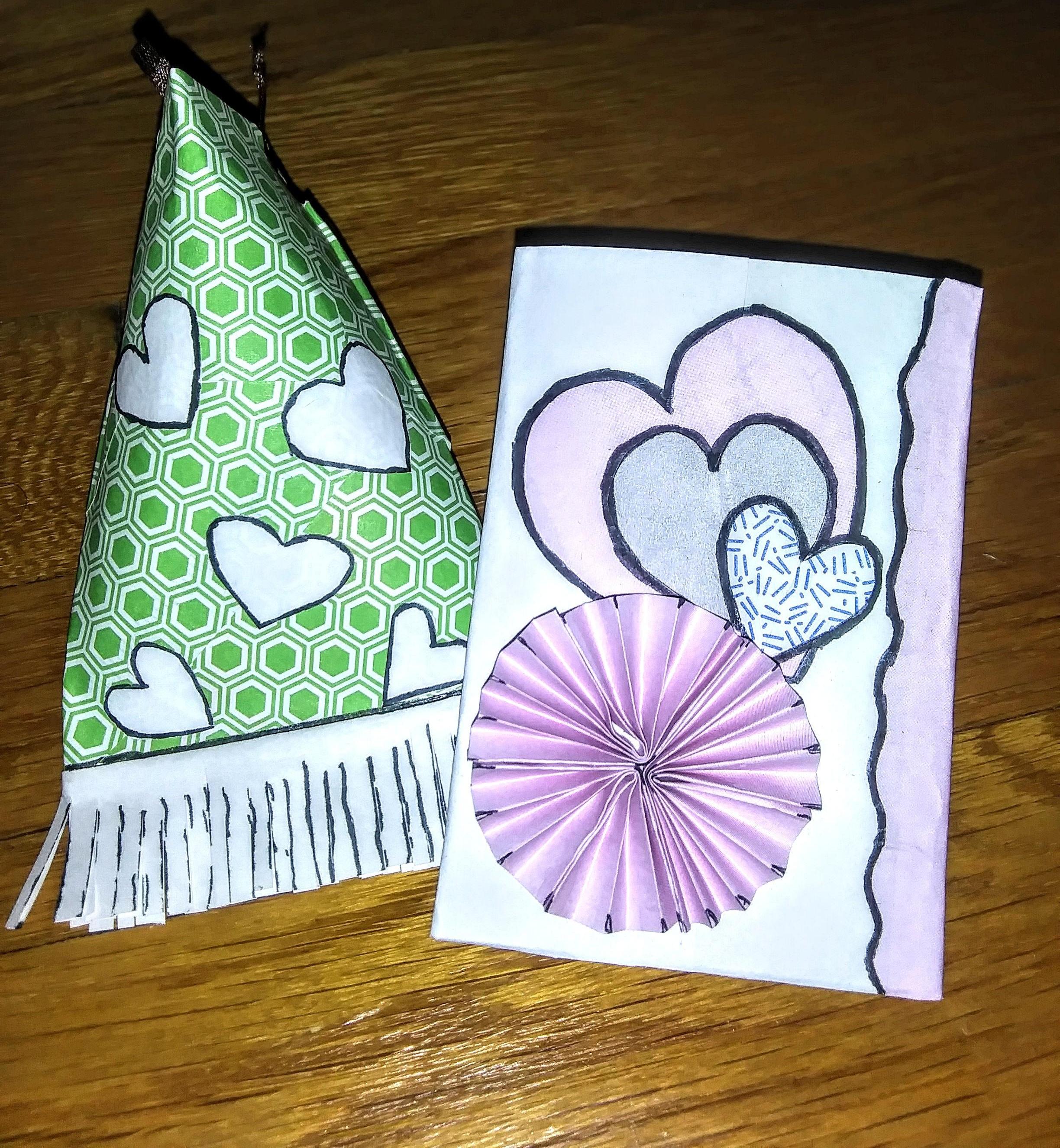 Recycled Valentine's Pouch