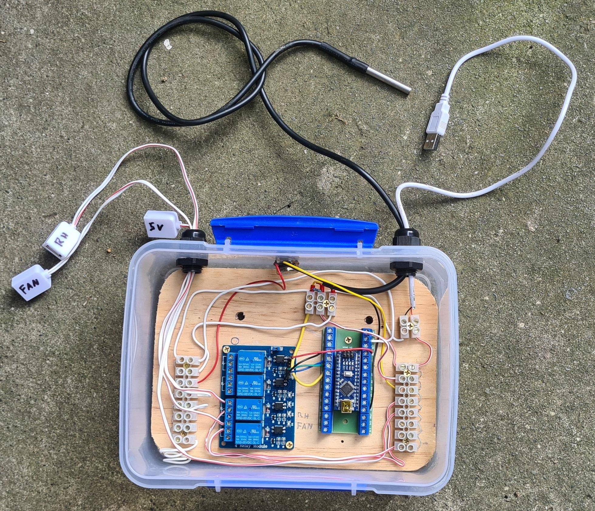 Mushroom Fruiting Chamber Controller