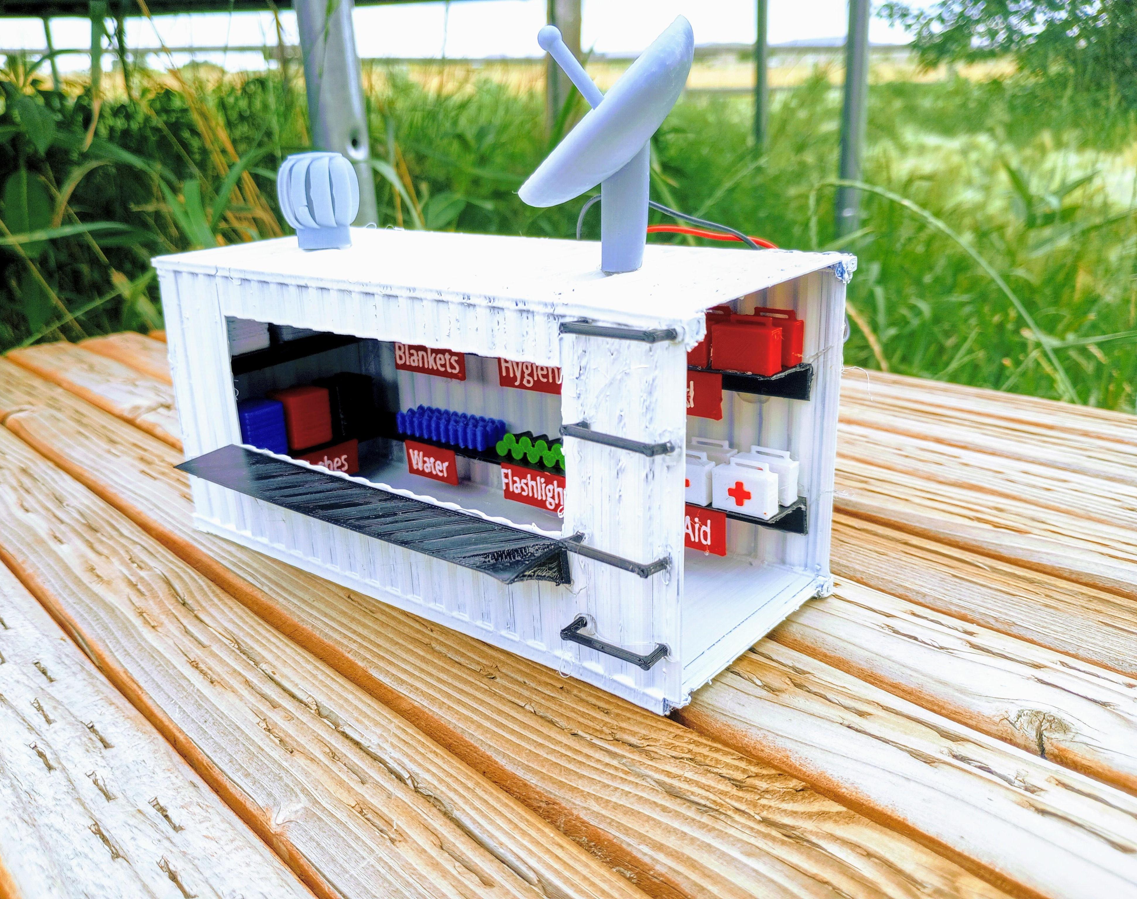 Shipping Container Disaster Relief Outpost