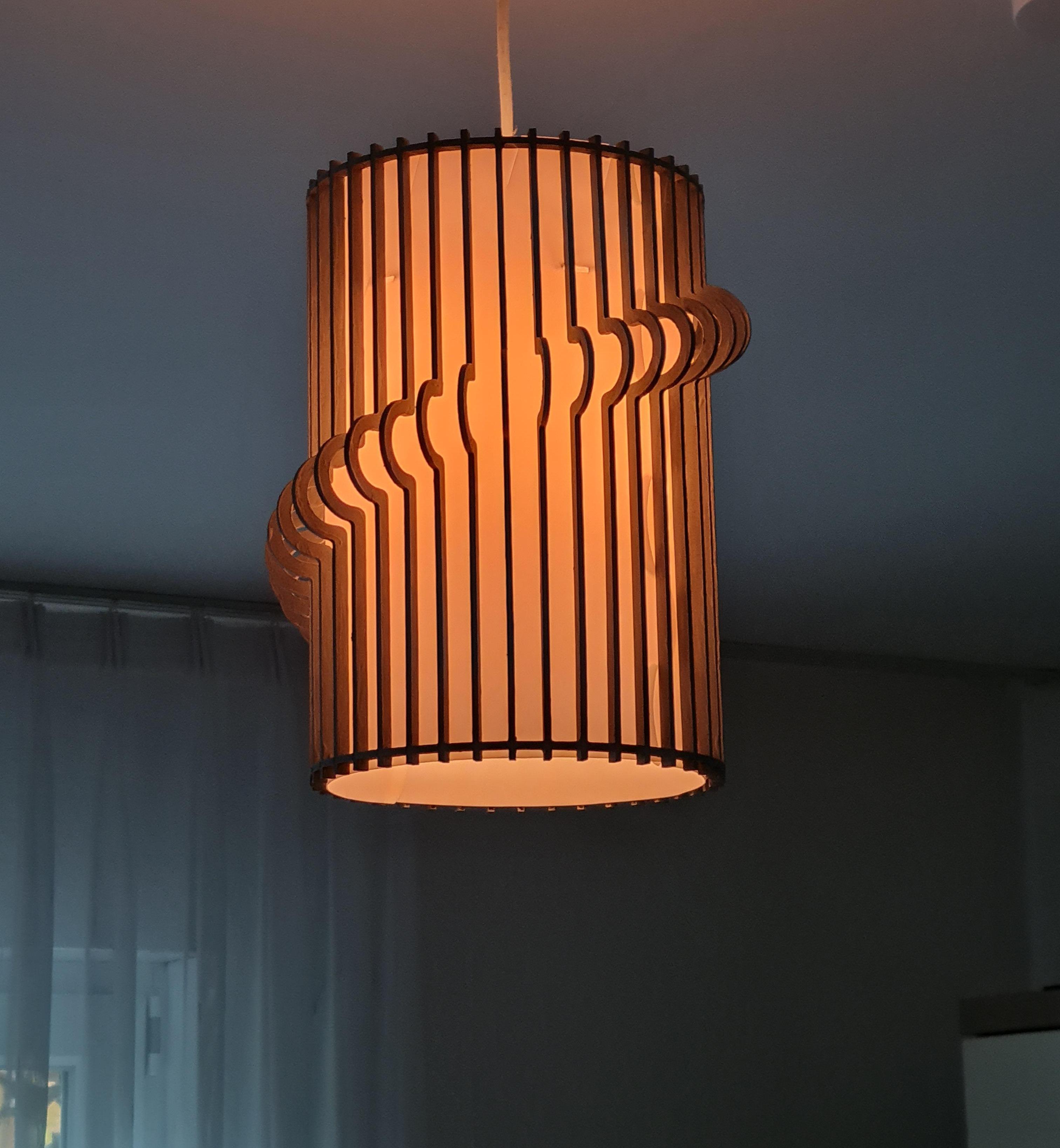 Conversion of an Broken Lamp Into a Desinger Piece.