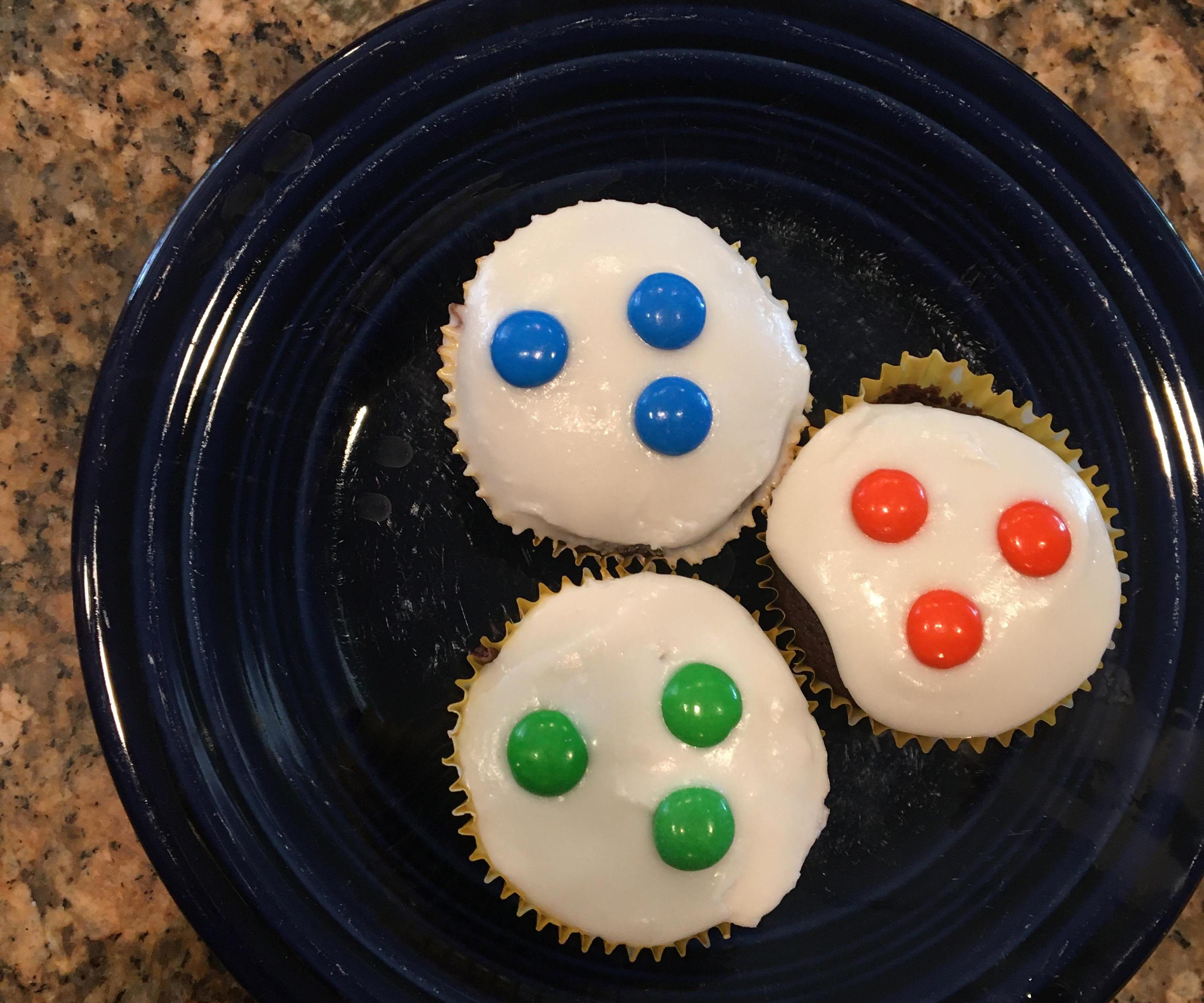 M&M Cupcakes
