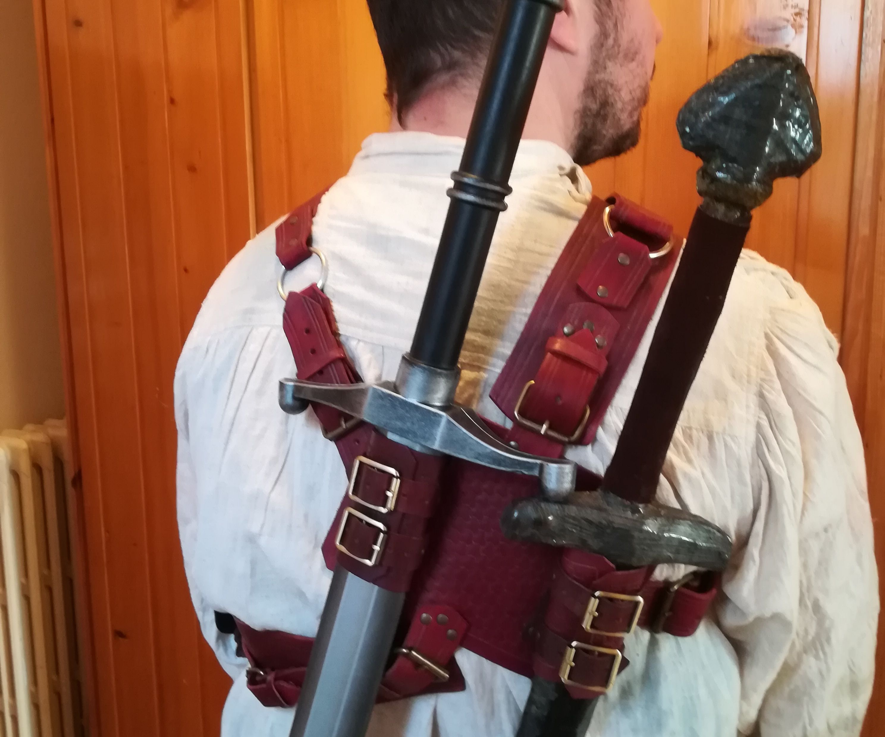 Witcher-inspired Working Back Scabbard