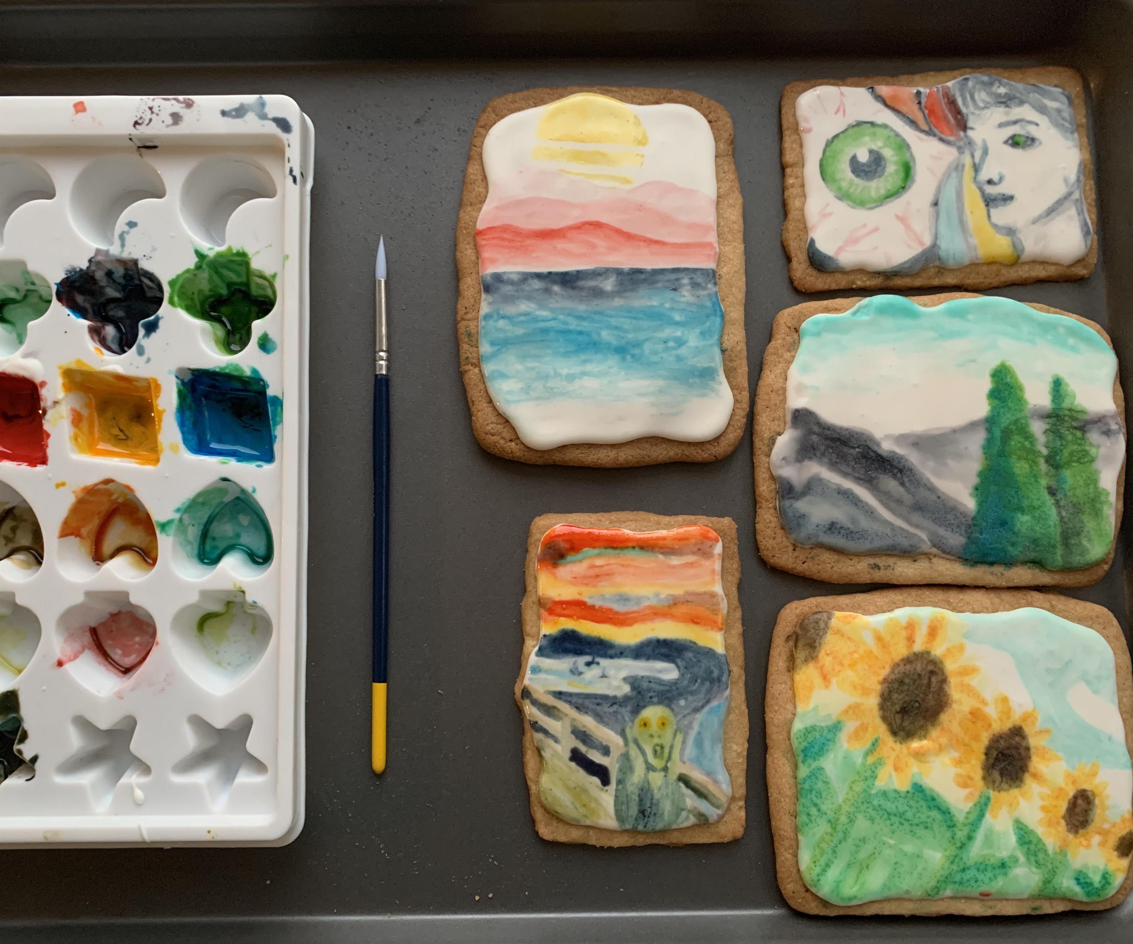 Artist Watercolor Cookies