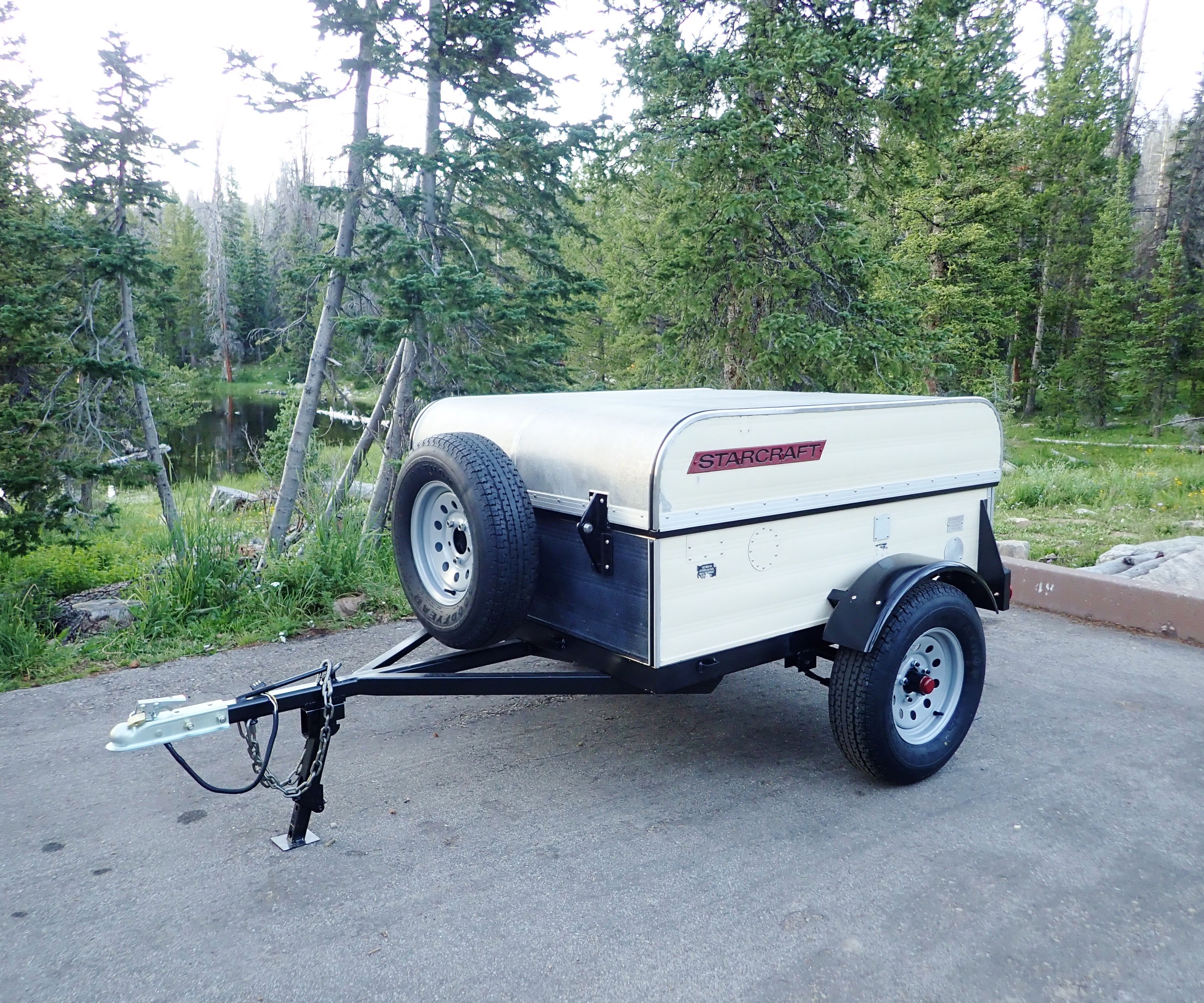 Retro-Style Camping Gear Trailer