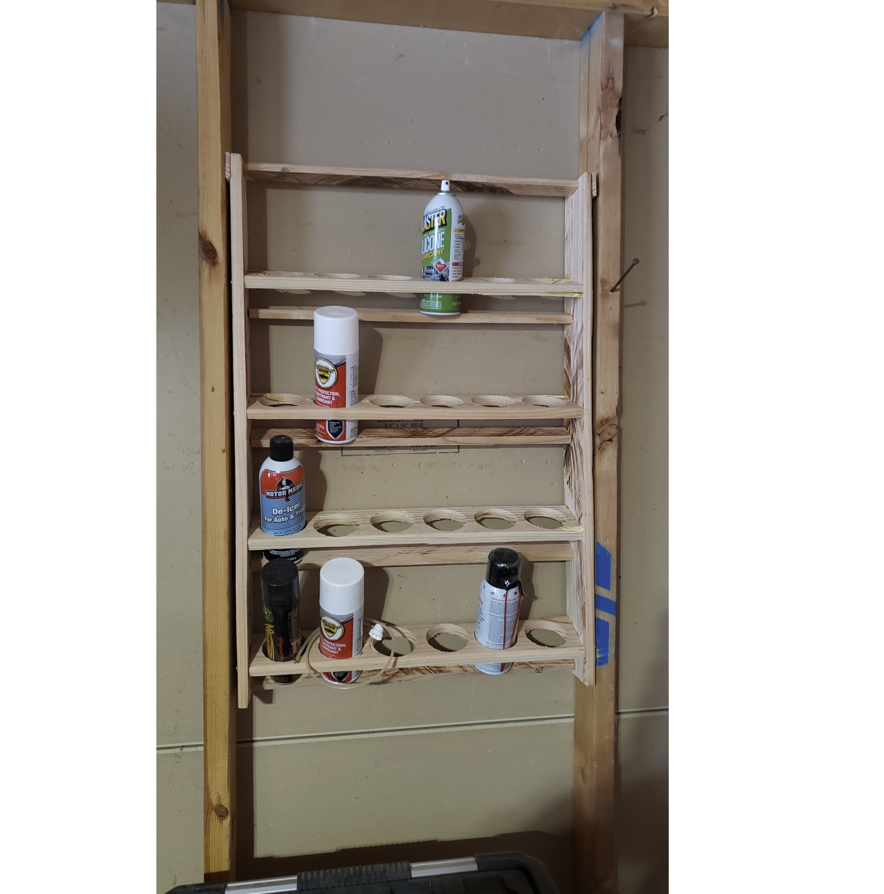 Aerosol Spray Can Wall Storage