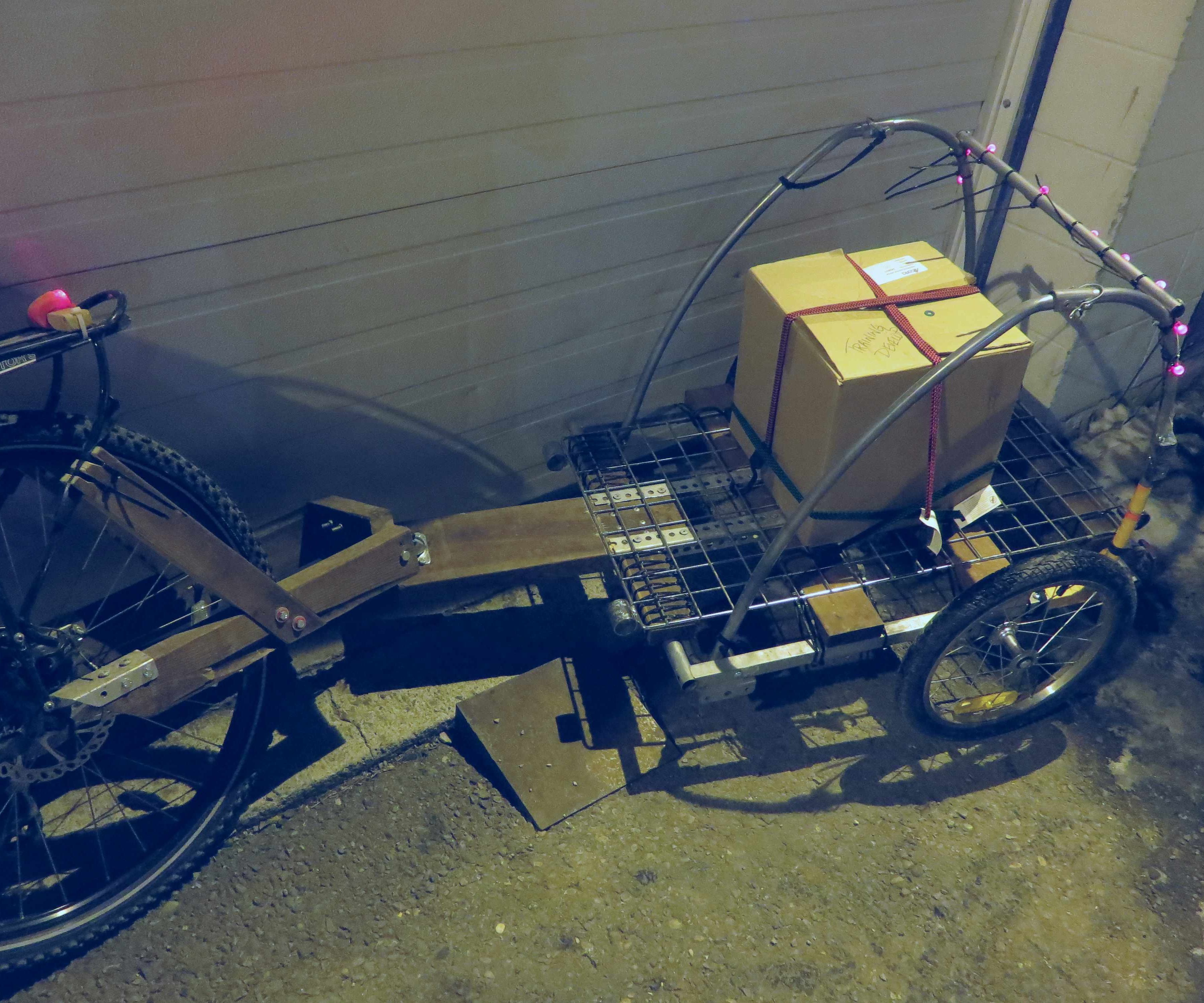 Bike Trailer Conversion: Kid to Cargo (with 3-Axis Caster Hitch)