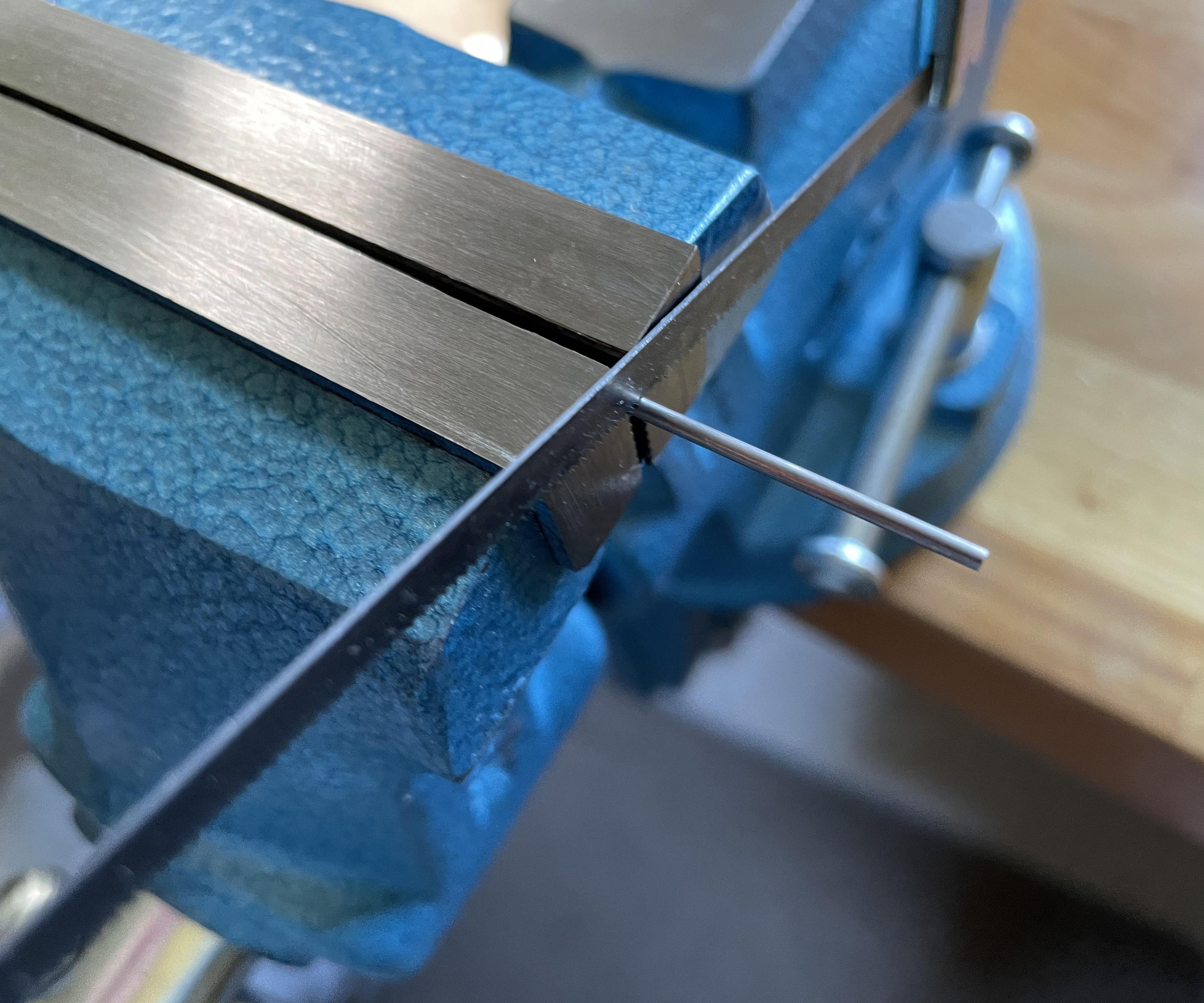 Cut Metal Pins for Mechanical Models