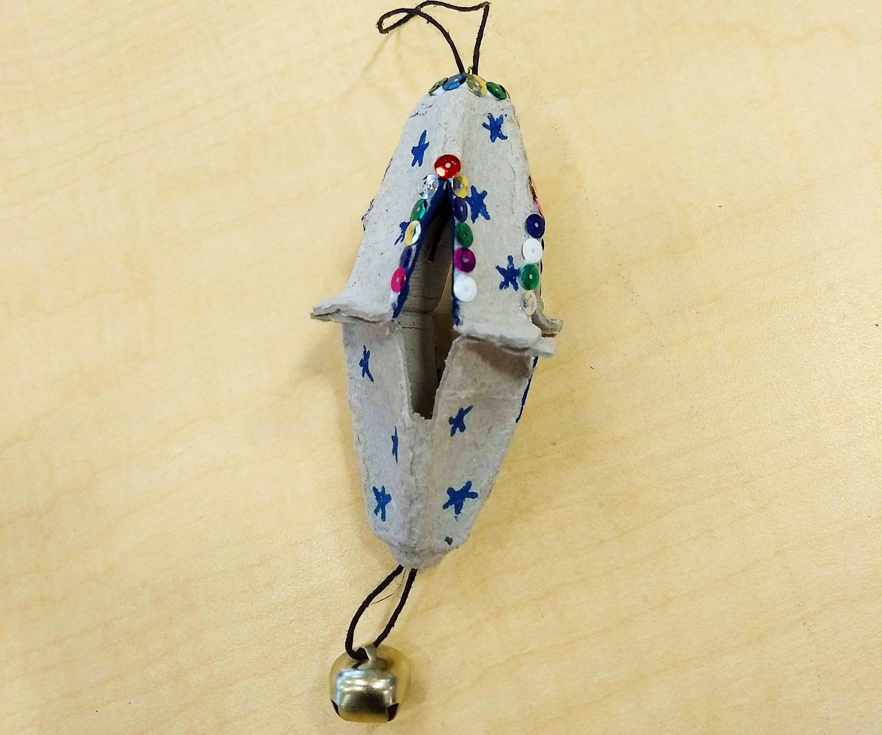 Egg Carton Ornament