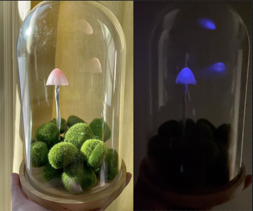 Automatic Glowing Mushroom Nightlight