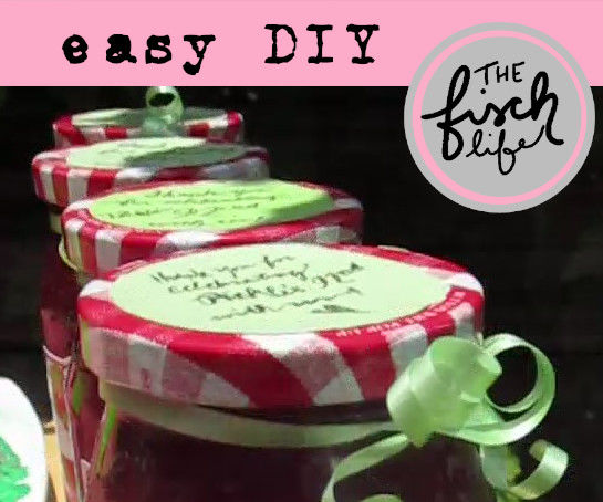 Easy Strawberry Jam Party Favors