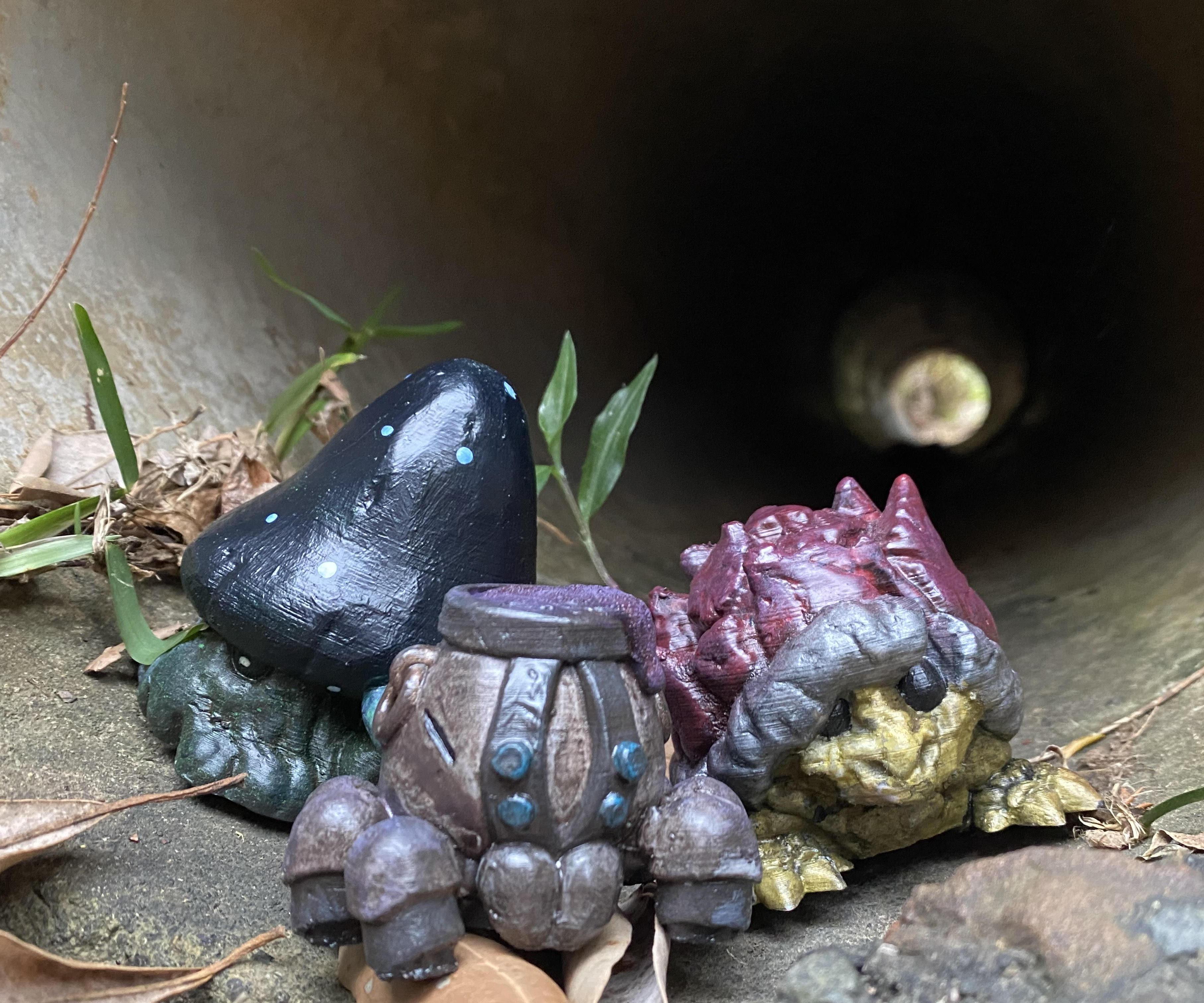 (Easy) Magnetic Halloween Shoulder Pets