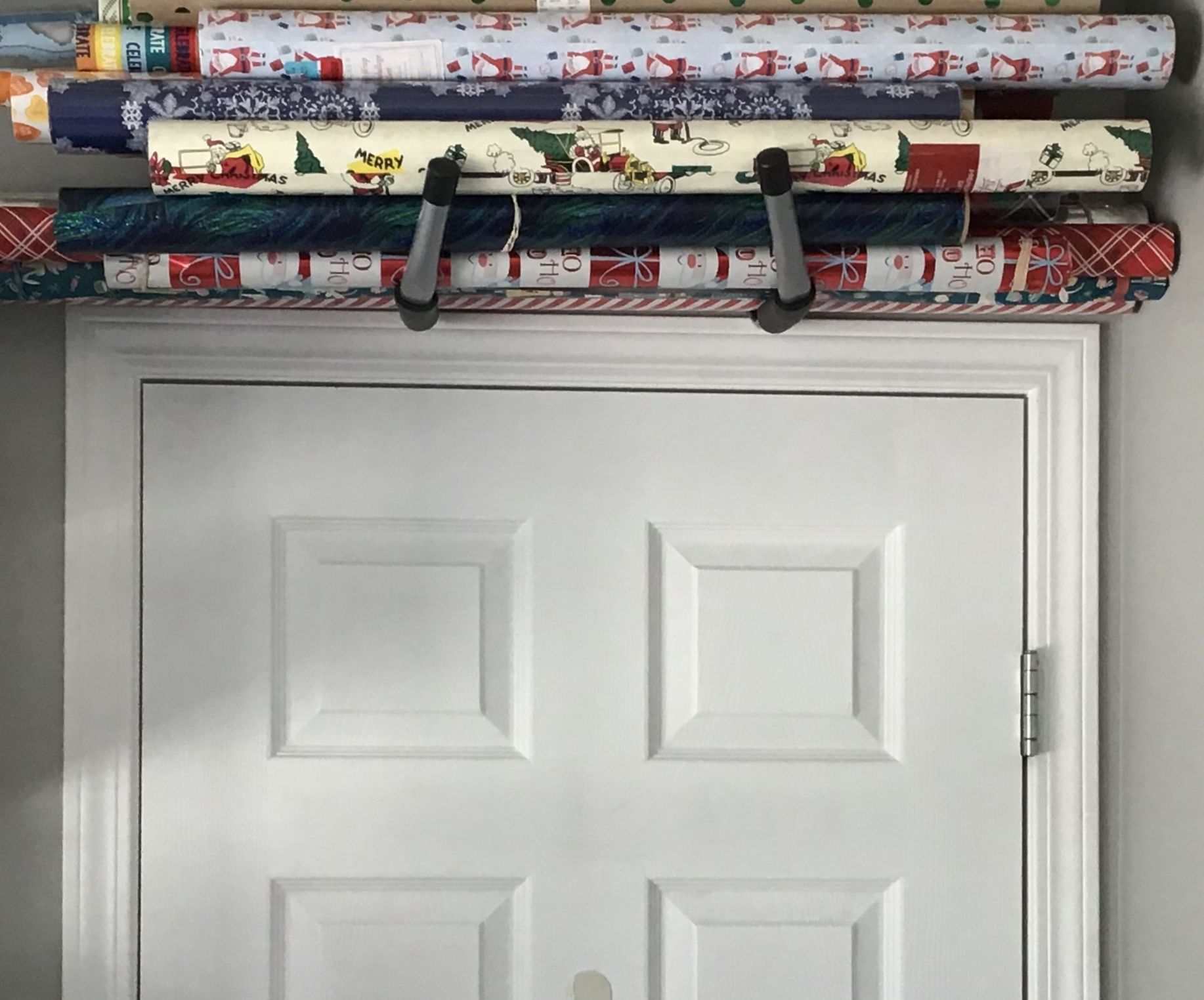 Over Head Gift Wrap Storage