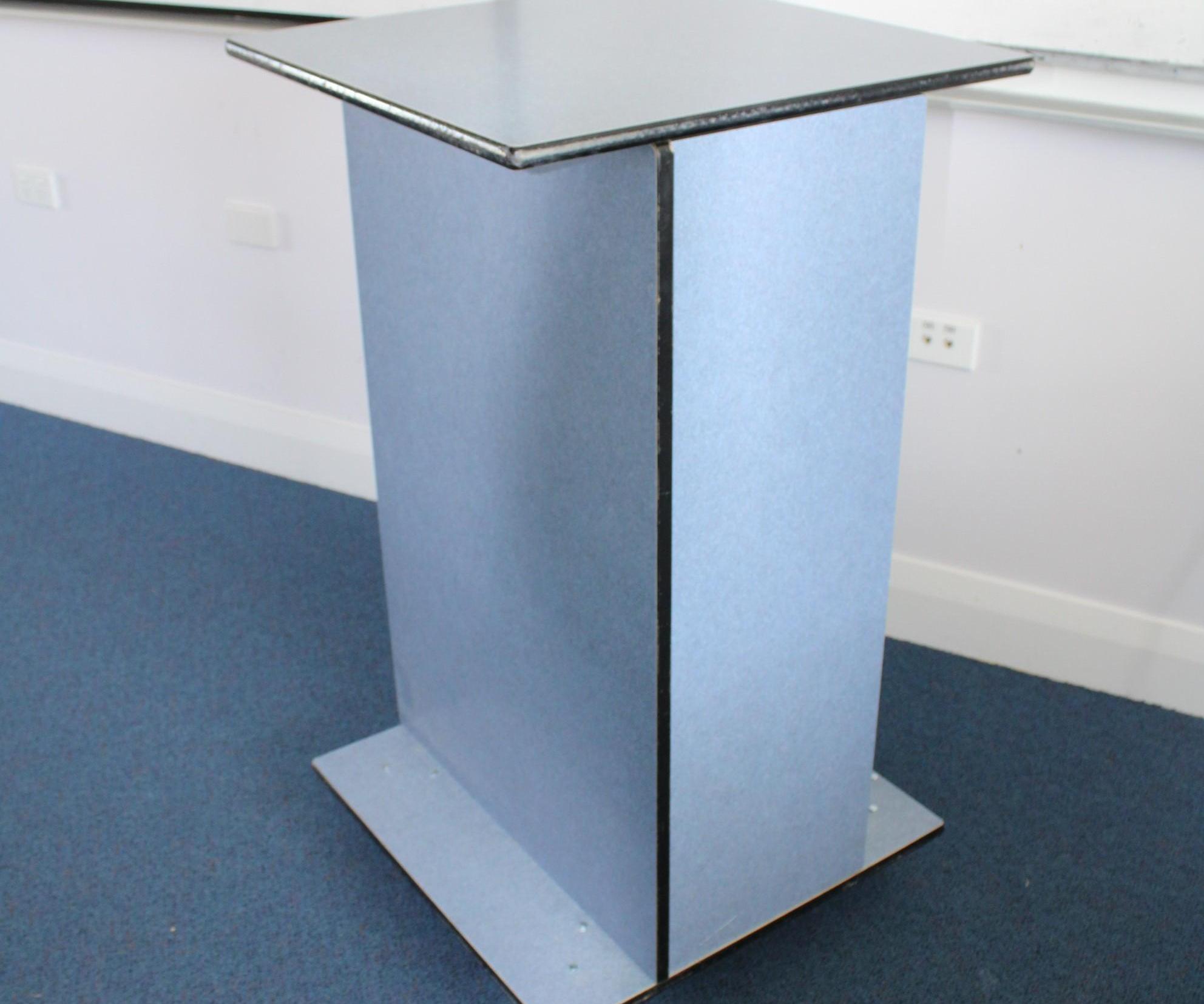 Standing Table on Wheels - From Recycled Desktops