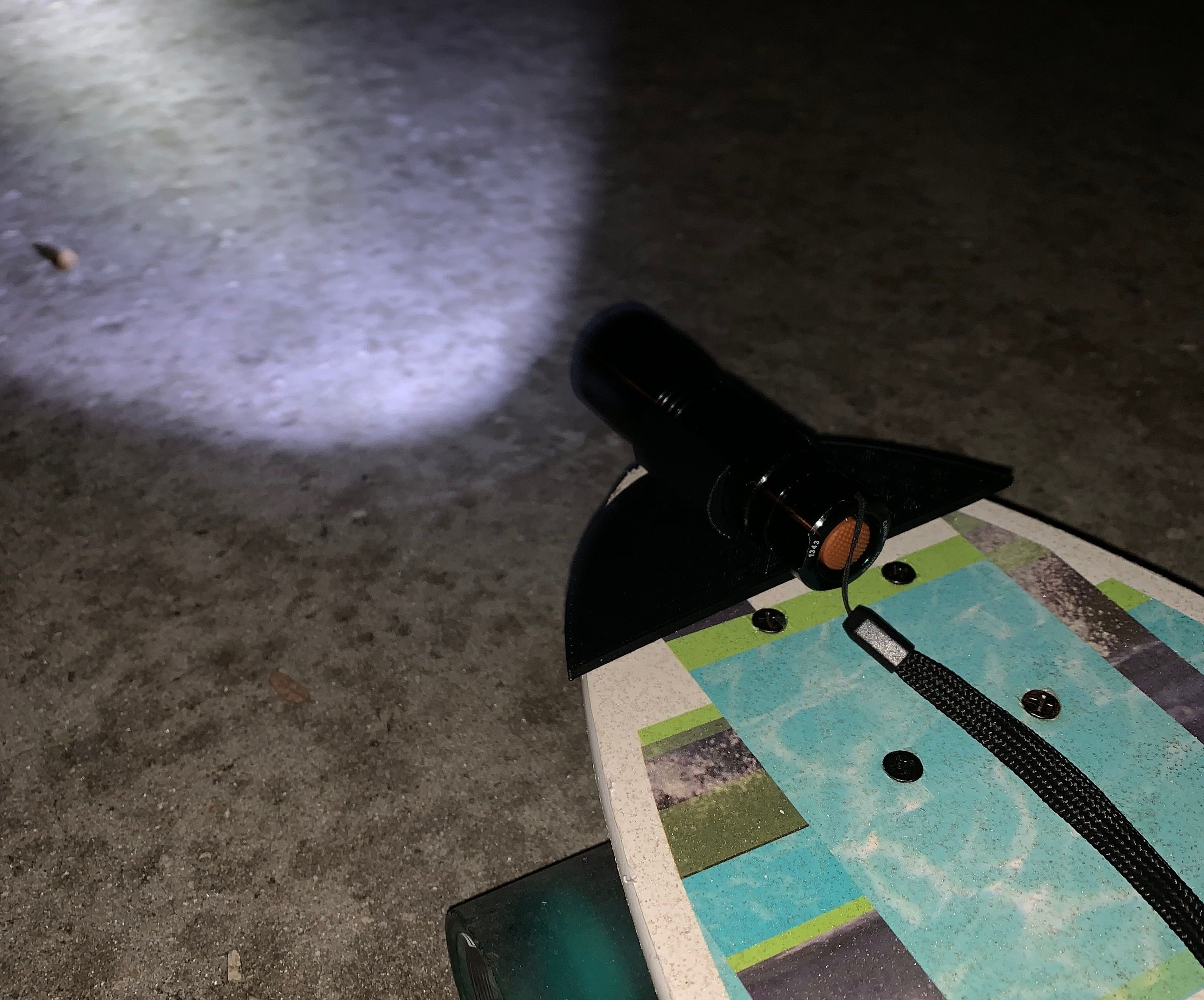 Tinkercad Custom Skateboard Headlight (No Skateboard Modifications)