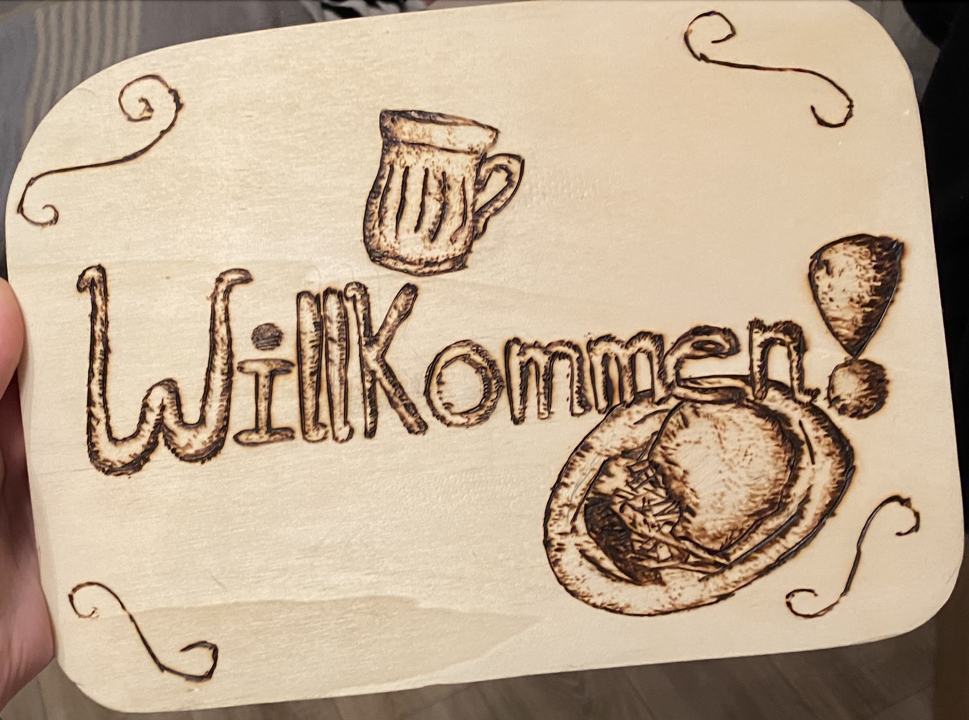 DIY Wooden Sign W/ Woodburning