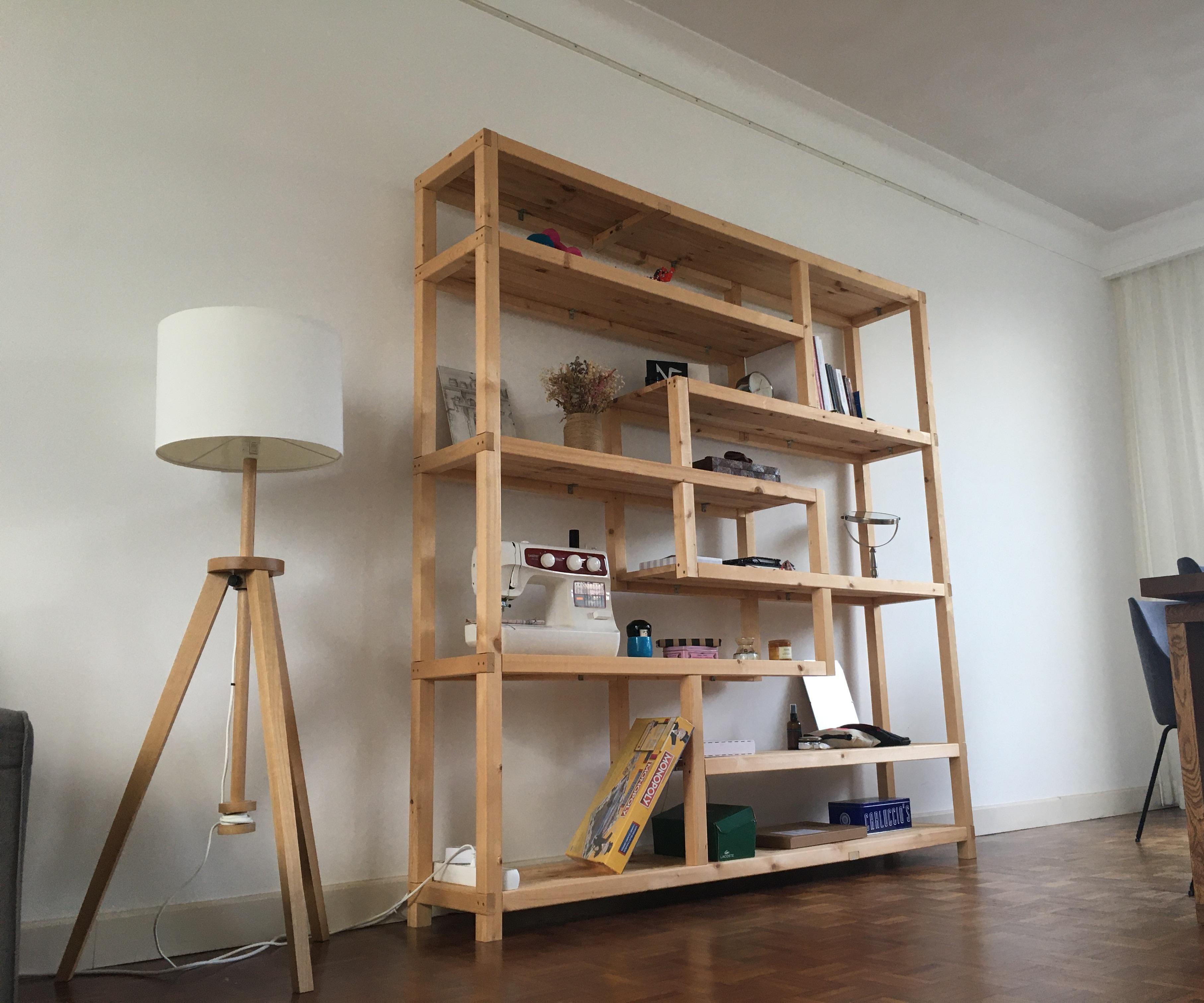 MyFurniture #1 - How To: a (unique) Shelving Unit for My Living Room