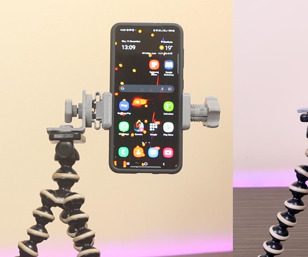 3D Printed DSLR / Smartphone Vertical Mount for Any Tripod