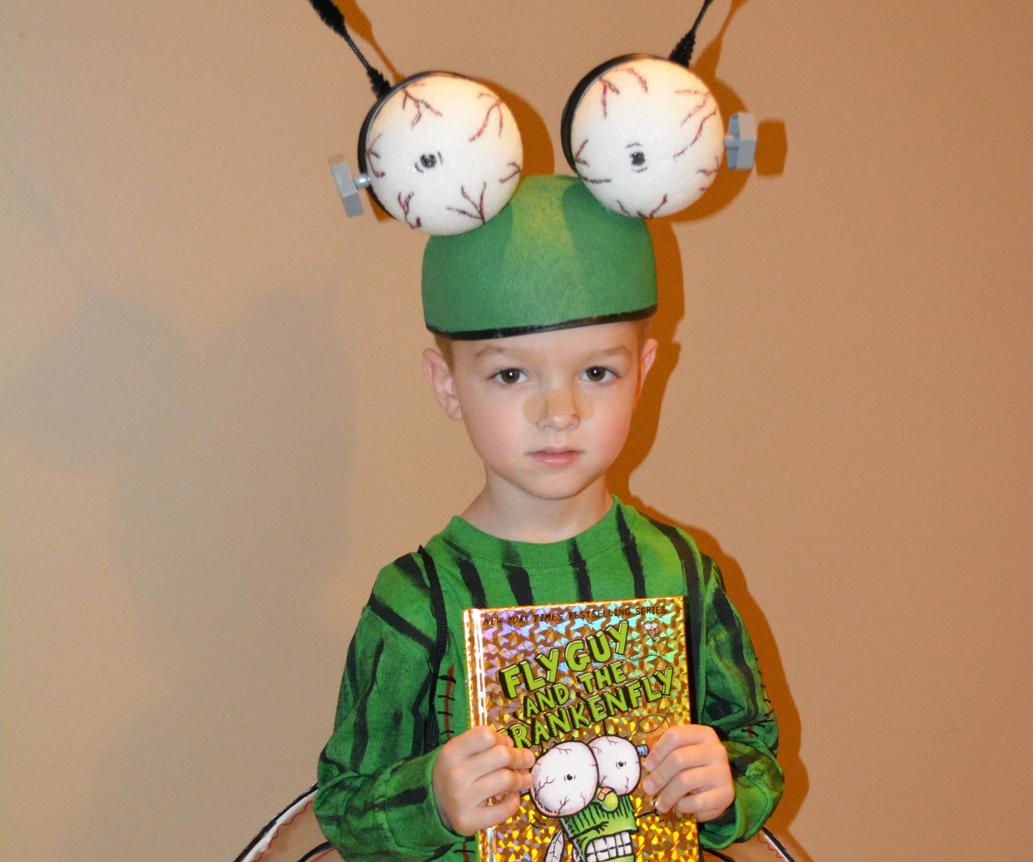 Easy 'Fly Guy' Book Series Kids Halloween Costume - Frankenfly
