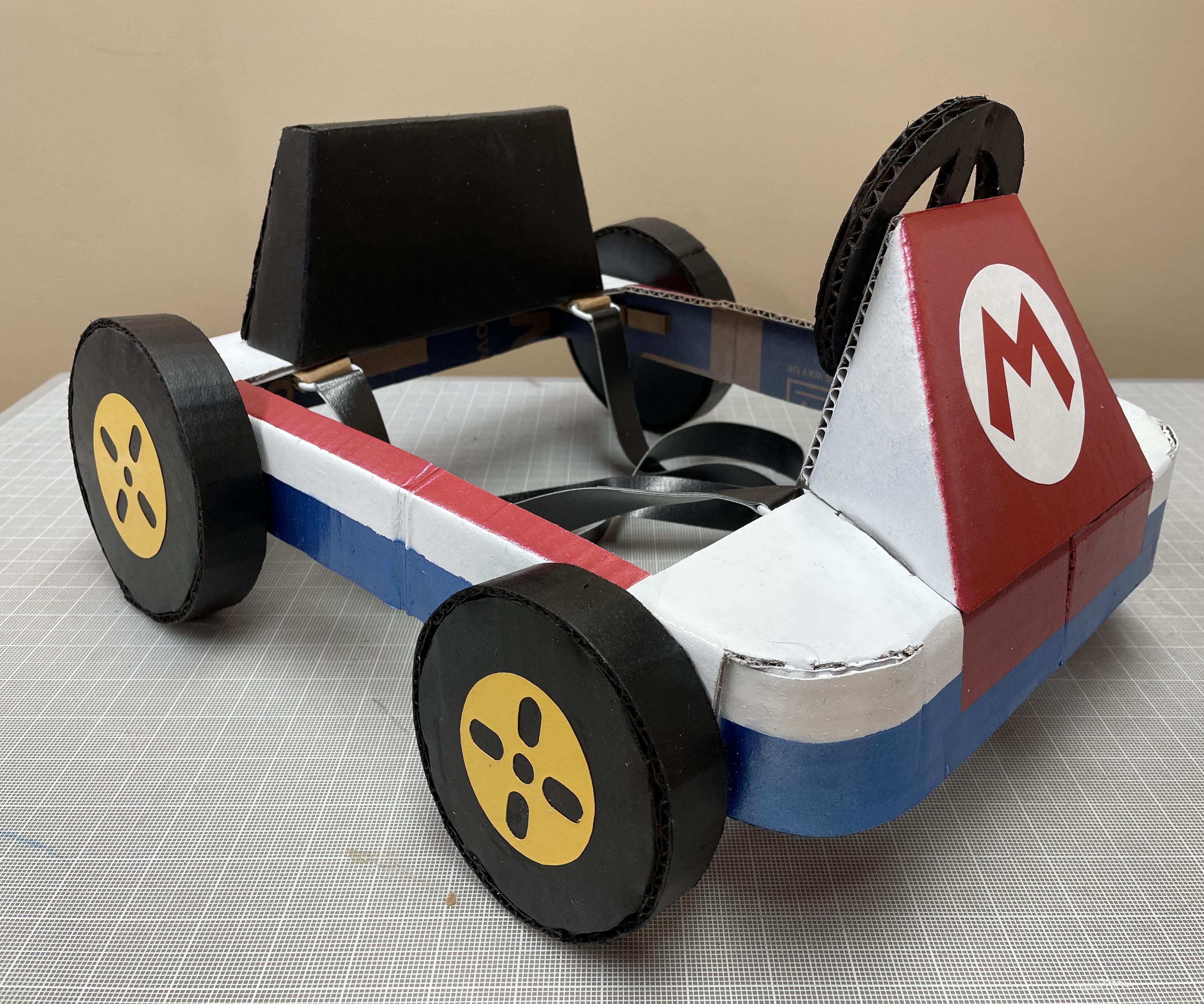 Cardboard Mario Kart Costume
