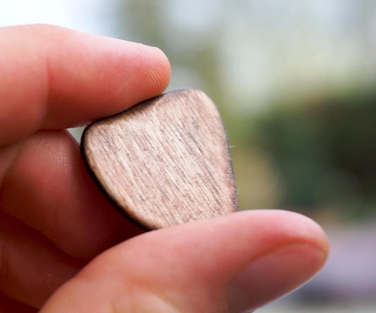 Handmade Wooden Guitar Picks