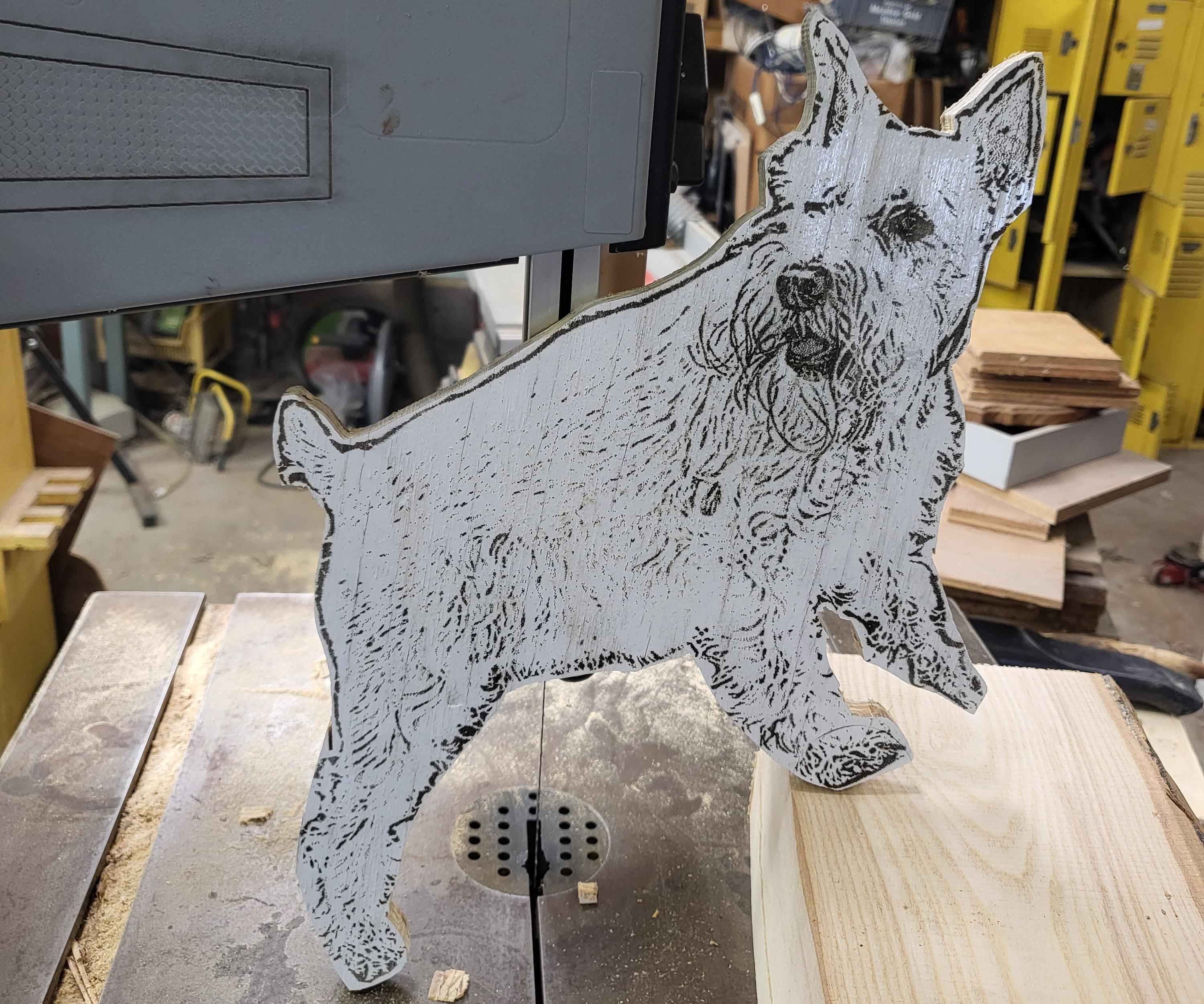 Photorealistic Plywood Silhouettes