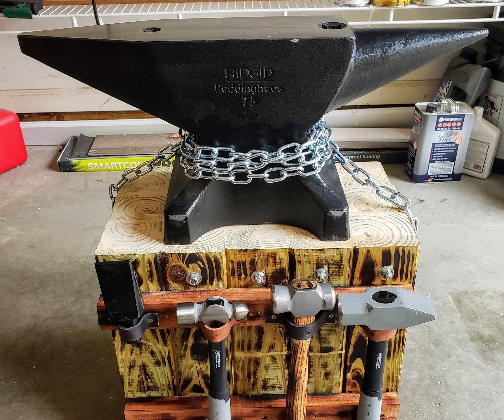 Custom Anvil Stand - No Welding Required
