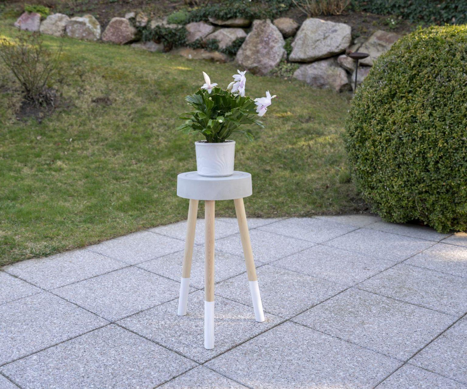 Concrete Plant Stand