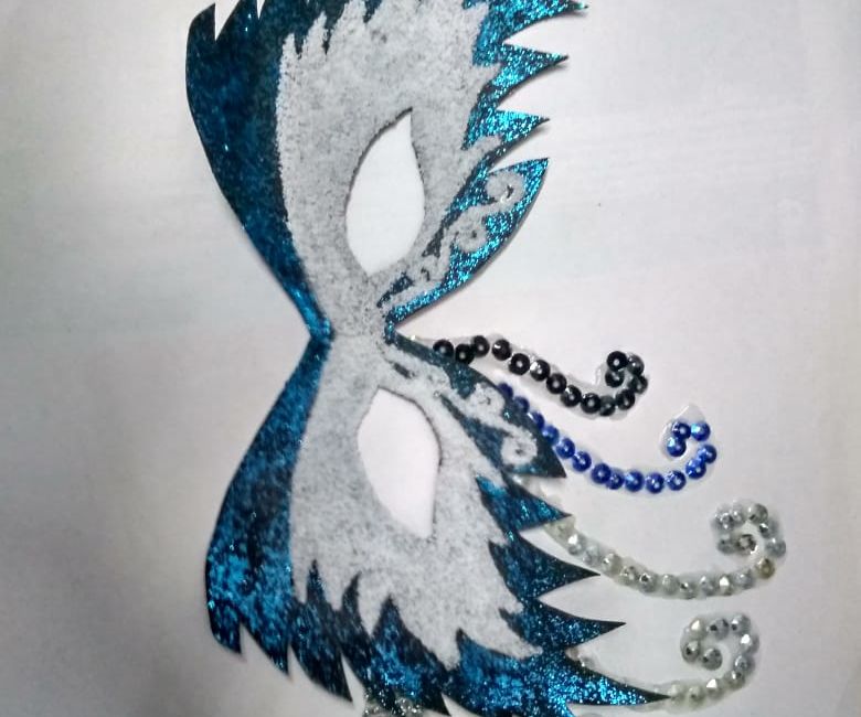 Glow in Dark Masquerade Party Mask!