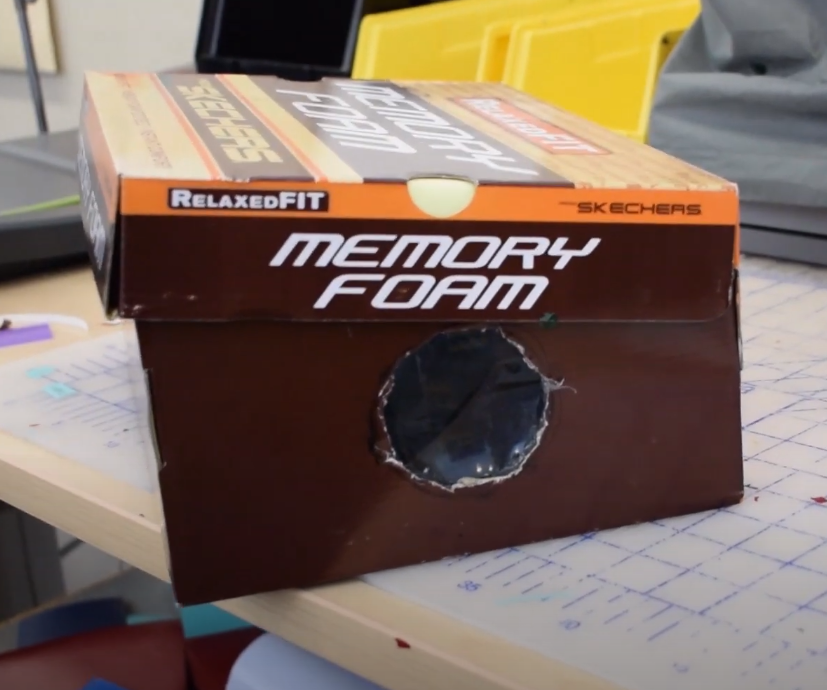 How to Make a Shoe-box Projector!