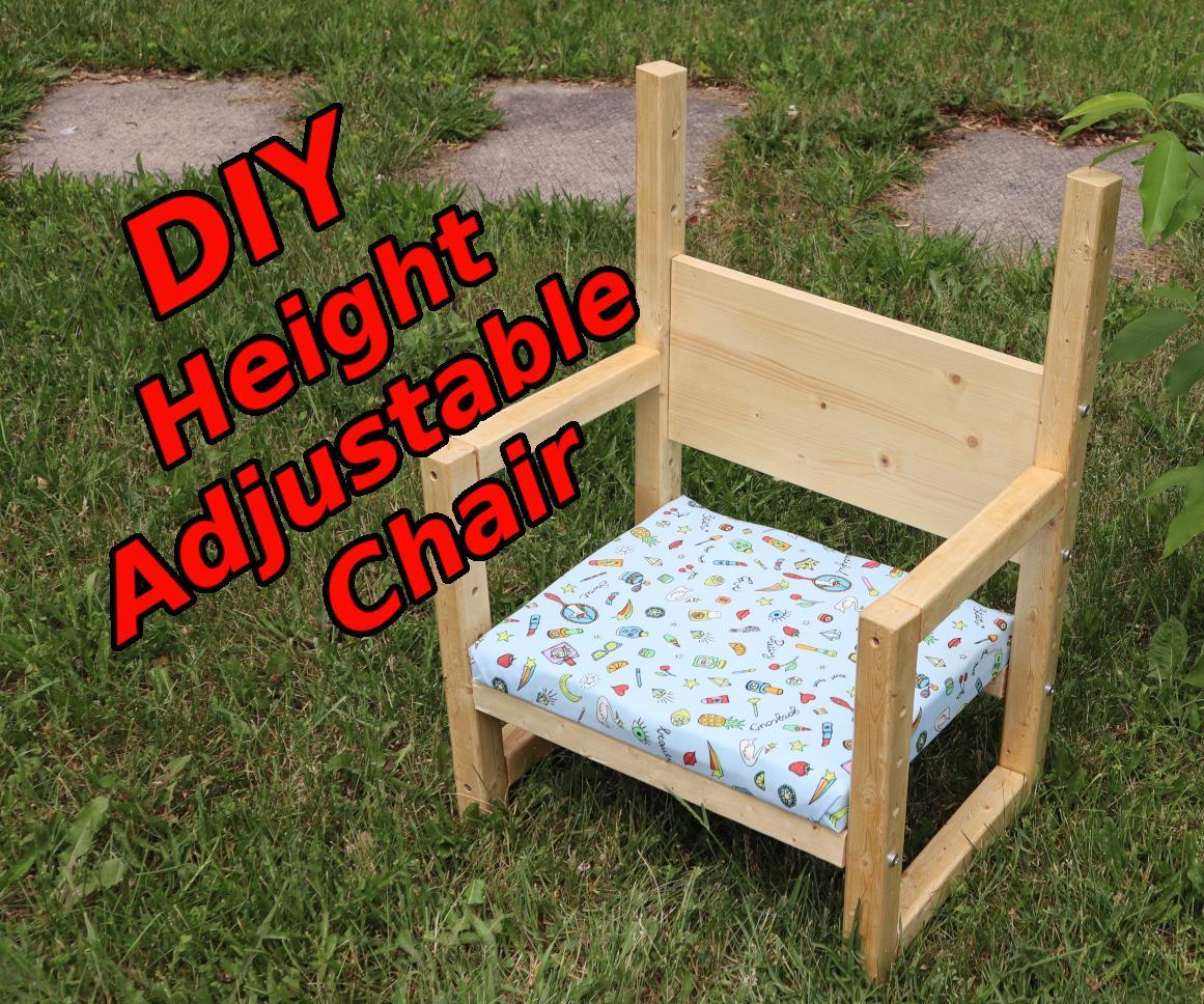 DIY Kid Chair (Height Adjustable)