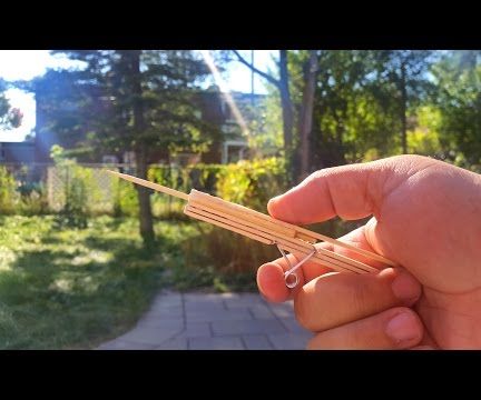  Make a Powerful Popsicle Sticks Gun 
