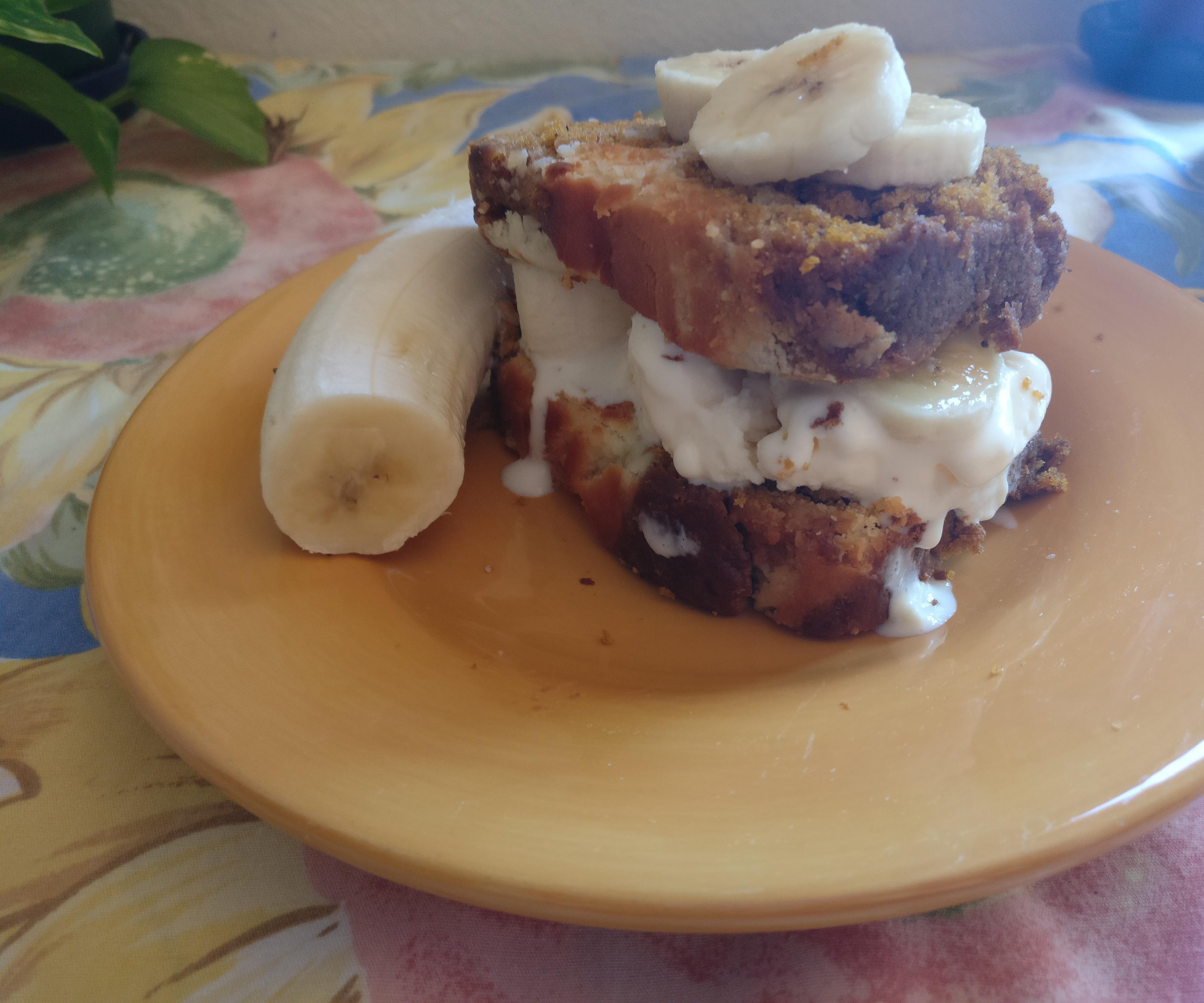 Pumpkin Bread, Ice Cream Sandwich