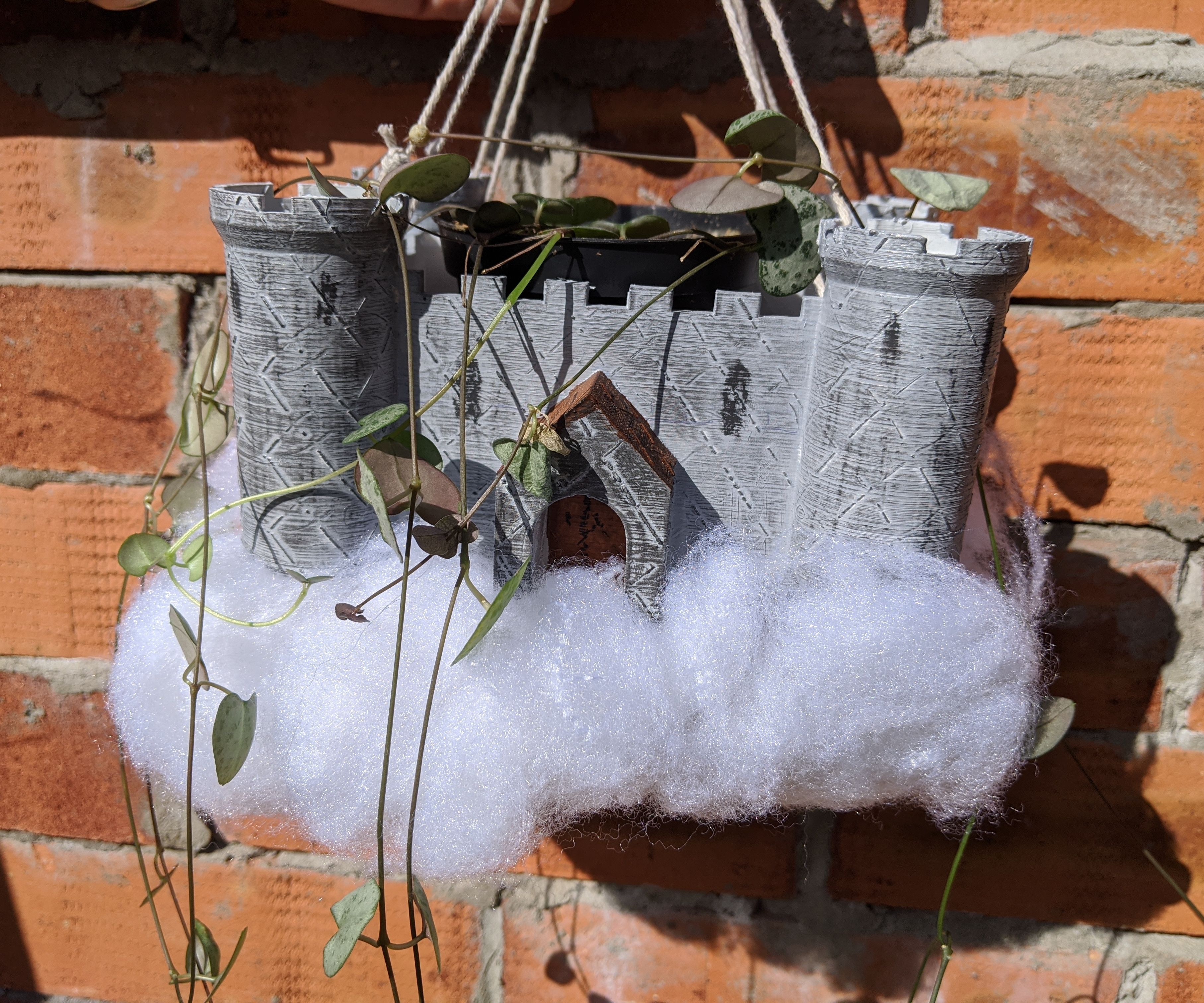 Castle in the Clouds Plant Pot