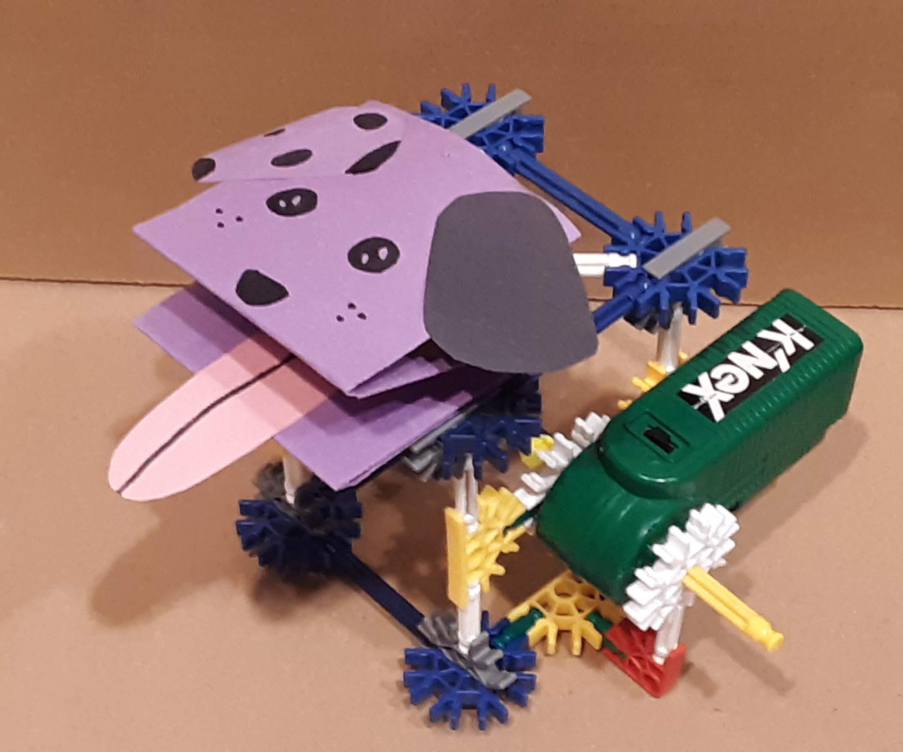 K'nex Paper Puppet Contraption