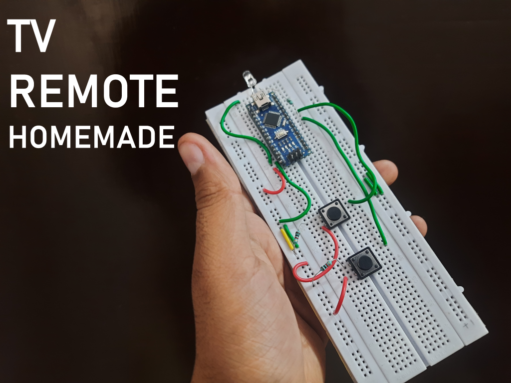 Arduino Based Universal TV Remote.