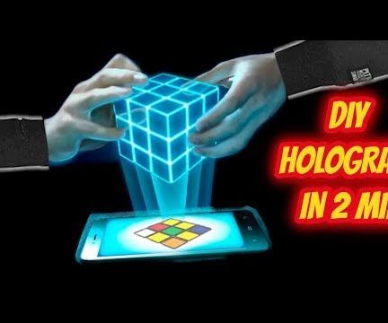 How to Make Hologram Projector in 2 Minutes