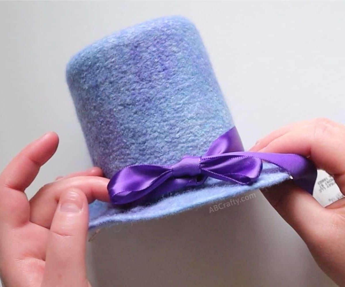 Wet Felted Tiny Top Hat