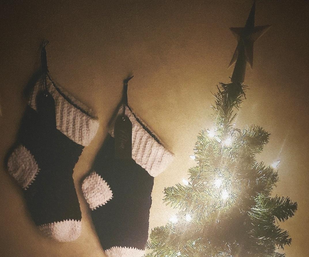 Jumbo  Farmhouse Christmas Stocking