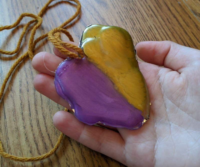 Hot Glue Necklace Art