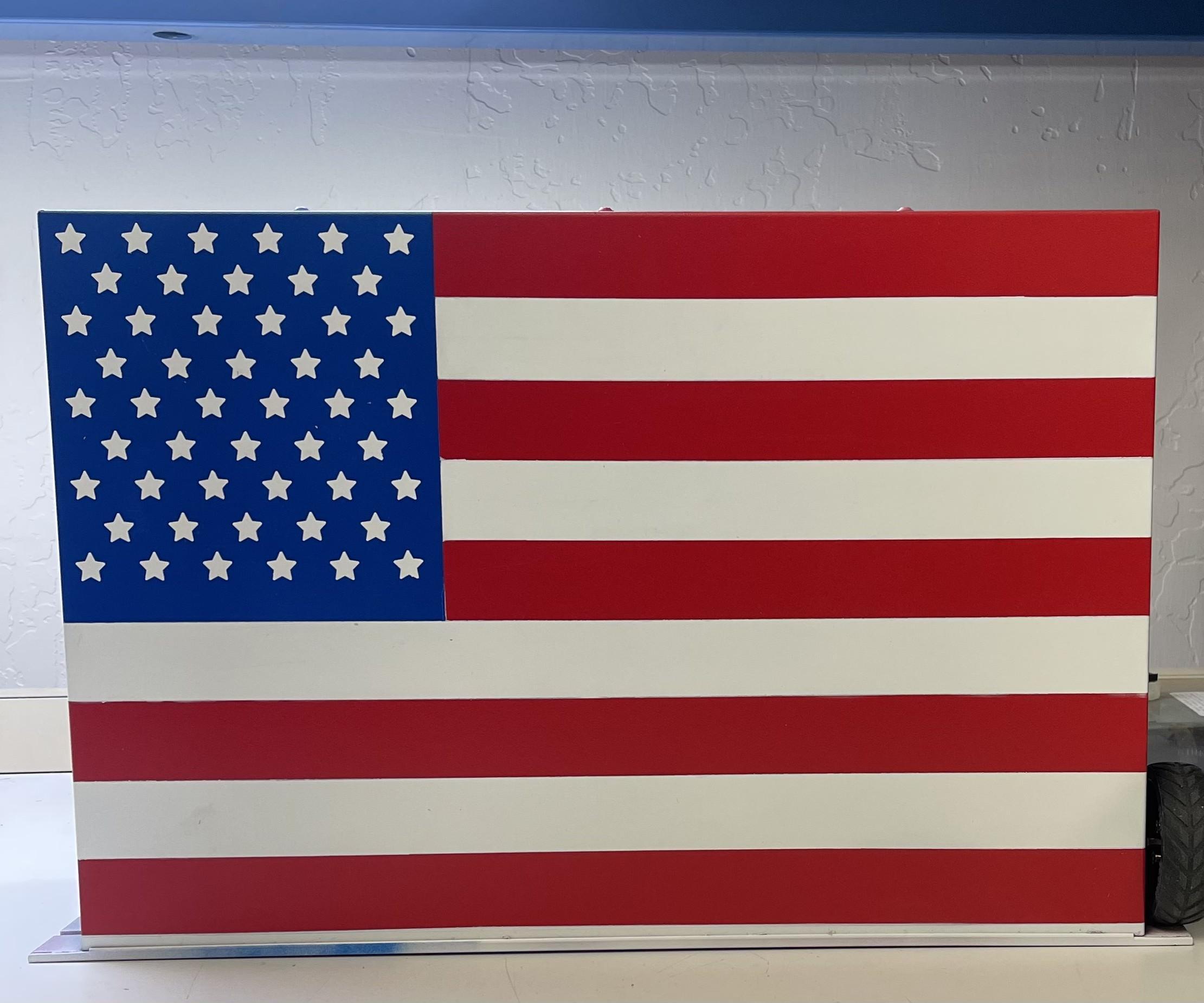How to Paint the USA Flag on a Rack Mount Enclosure