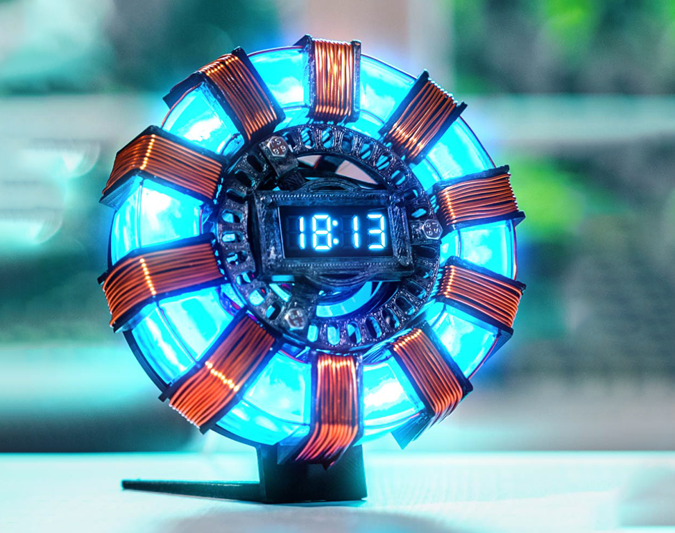 Iron Man Arc Reactor Clock