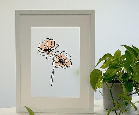 Abstract Flower Decoration