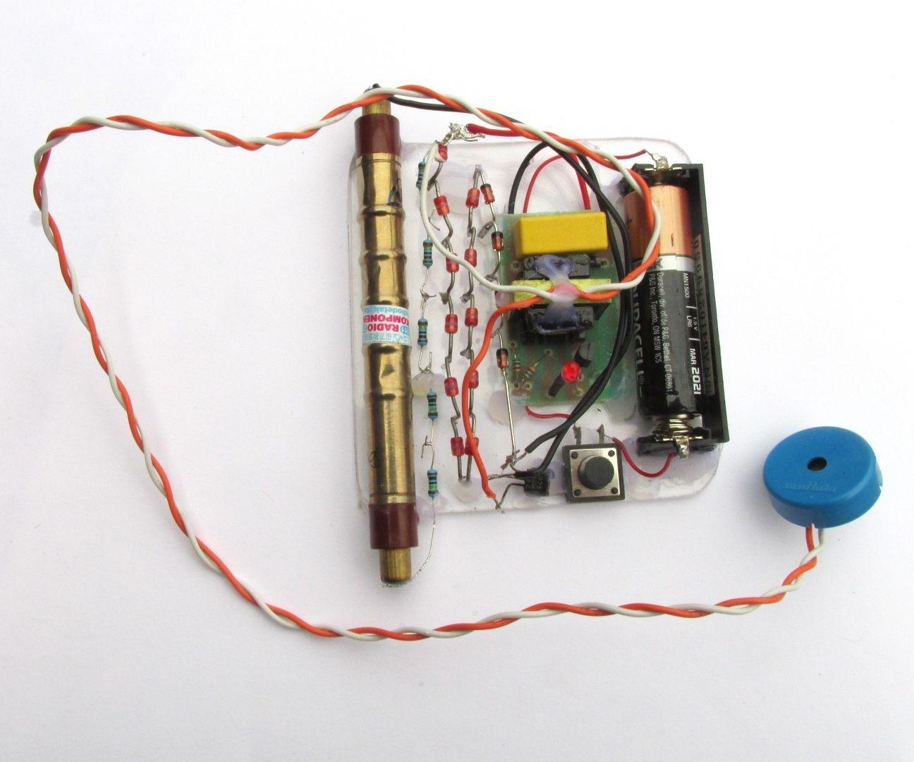 Working Geiger Counter w/ Minimal Parts